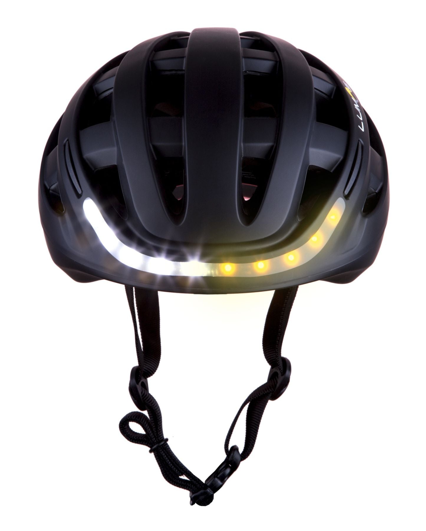 casque noir mips lumos éclairage avant