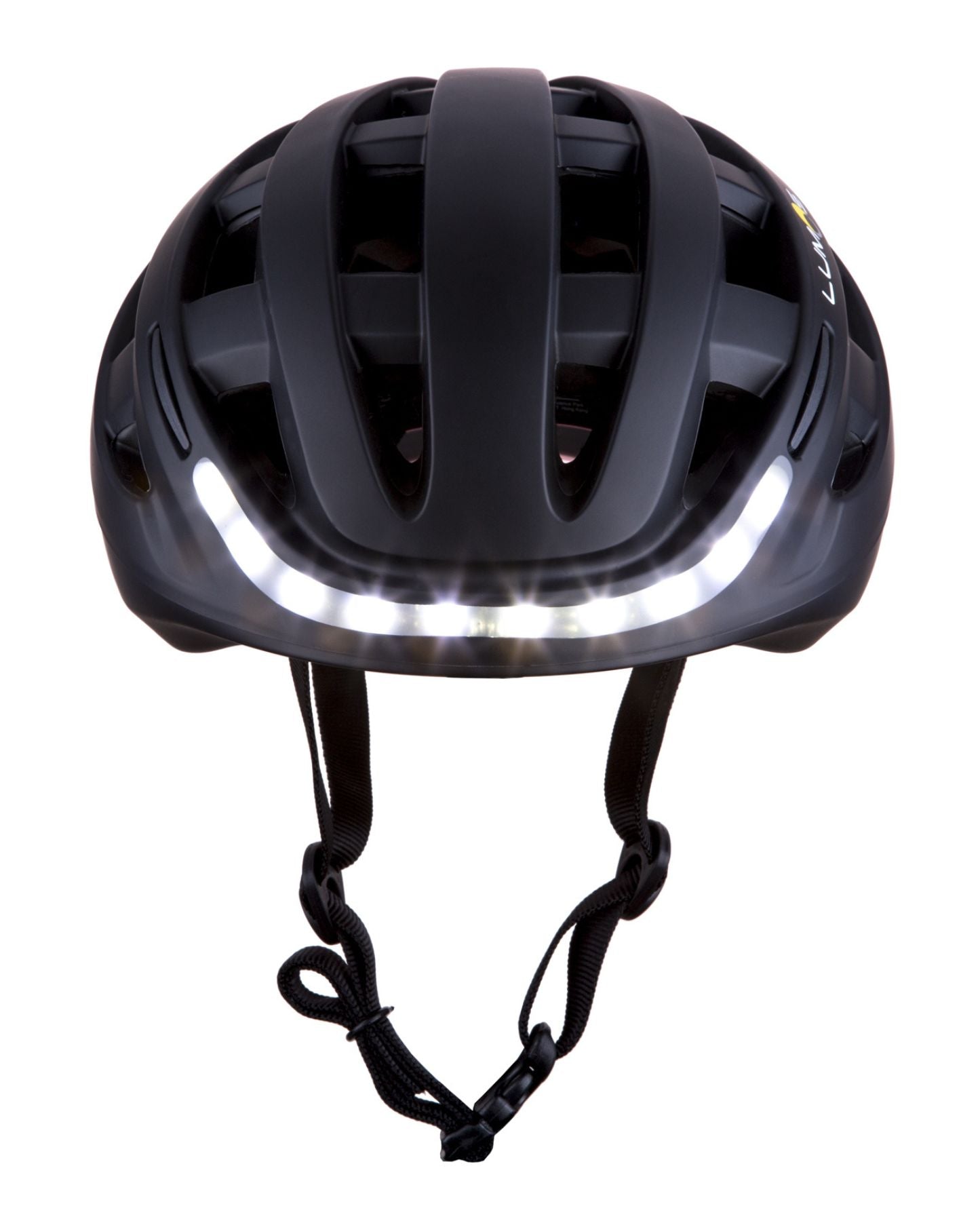 casque lumineux noir feux avant lumos