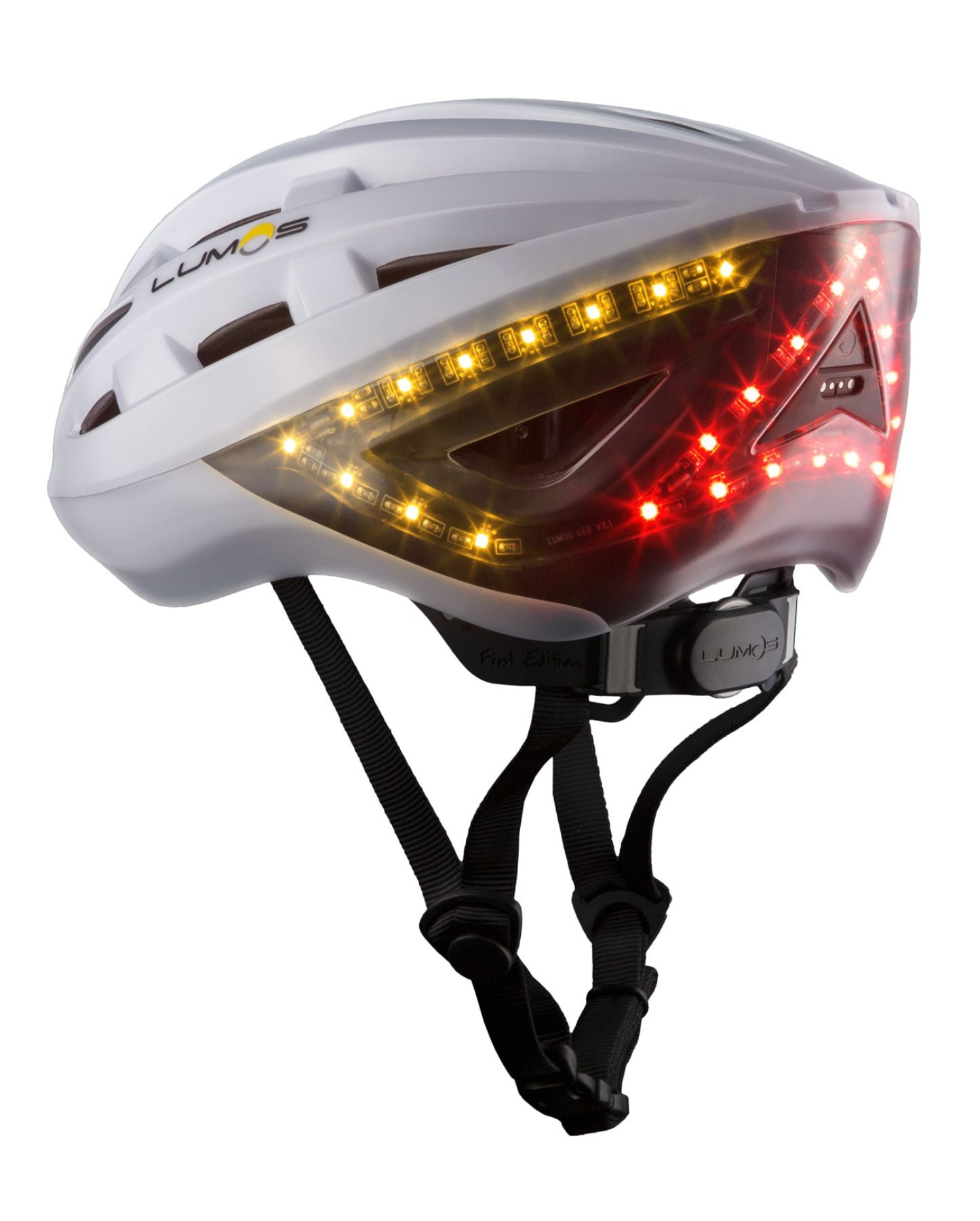 casque lumineux éclairage directionnel lumos sécurité vélo
