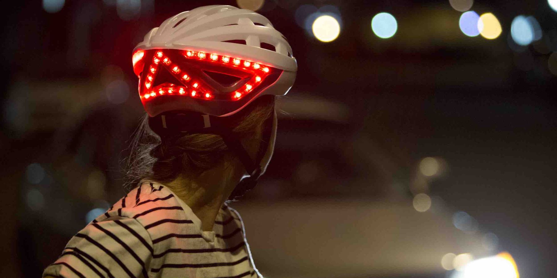 casque vélo ville lumos lumière arrière 