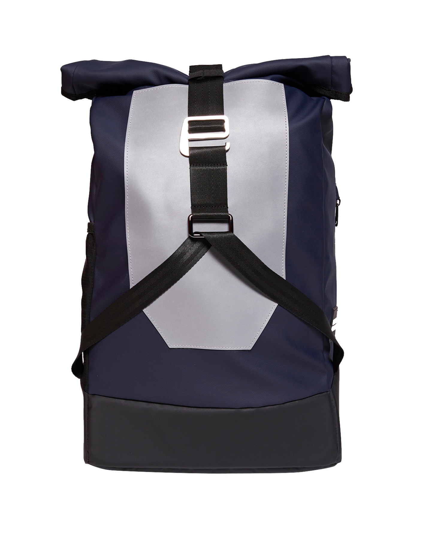 sac-à-dos bleu réfléchissant étanche vélotaf rolltop