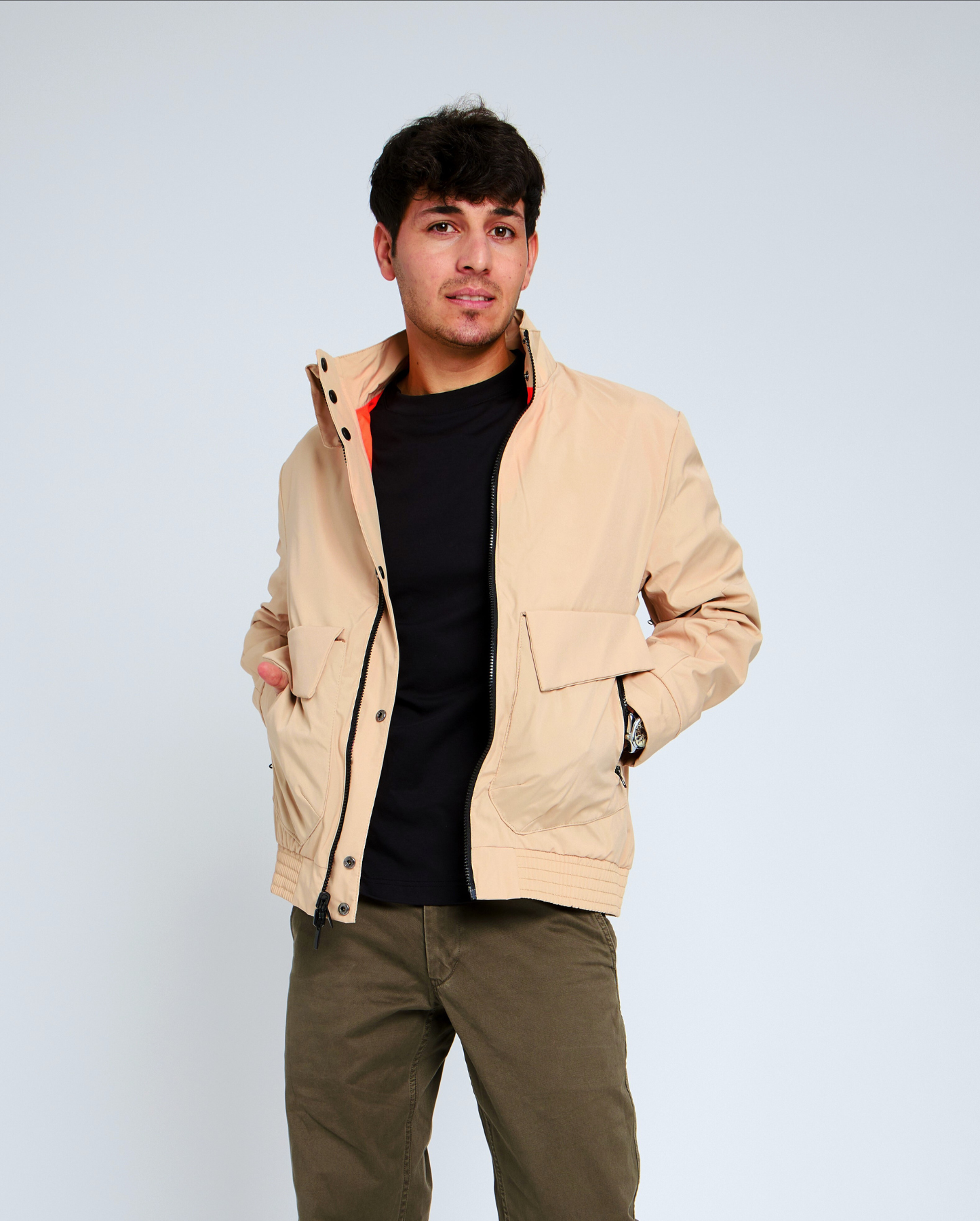 blouson vélotaf réversible beige