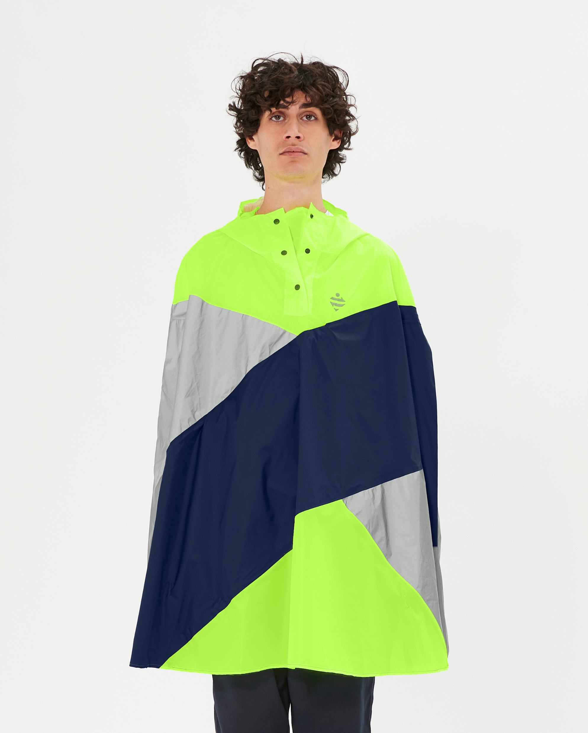 Fluorescent top rain jacket