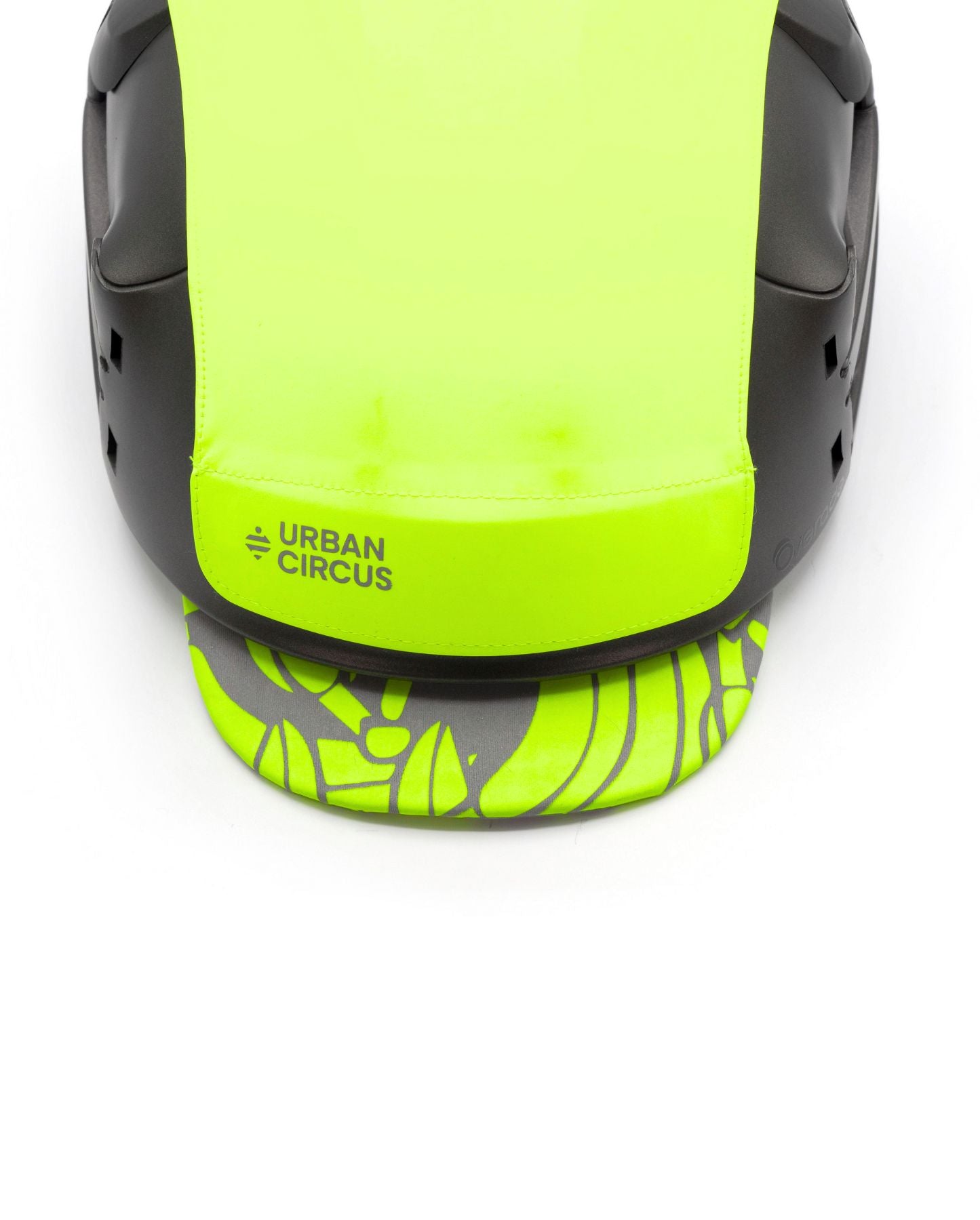 casque collaboration overade urban circus jaune fluo