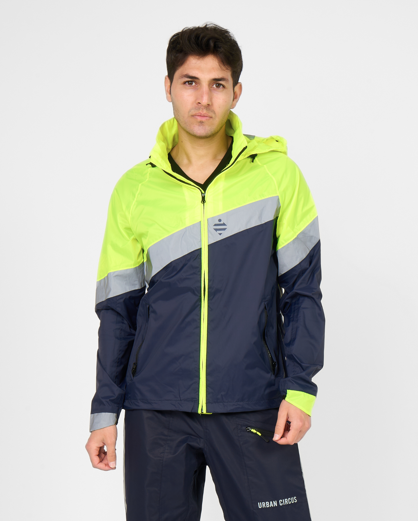 Coupe vent velo impermeable fluo reflechissant Urban Circus