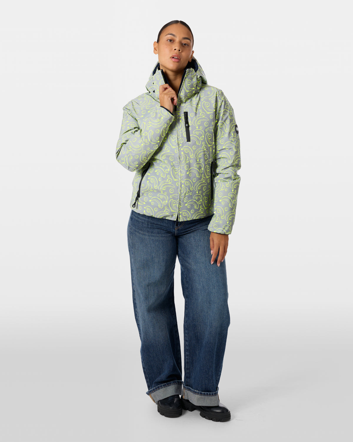 Aura Banana Reversible Puffer Jacket
