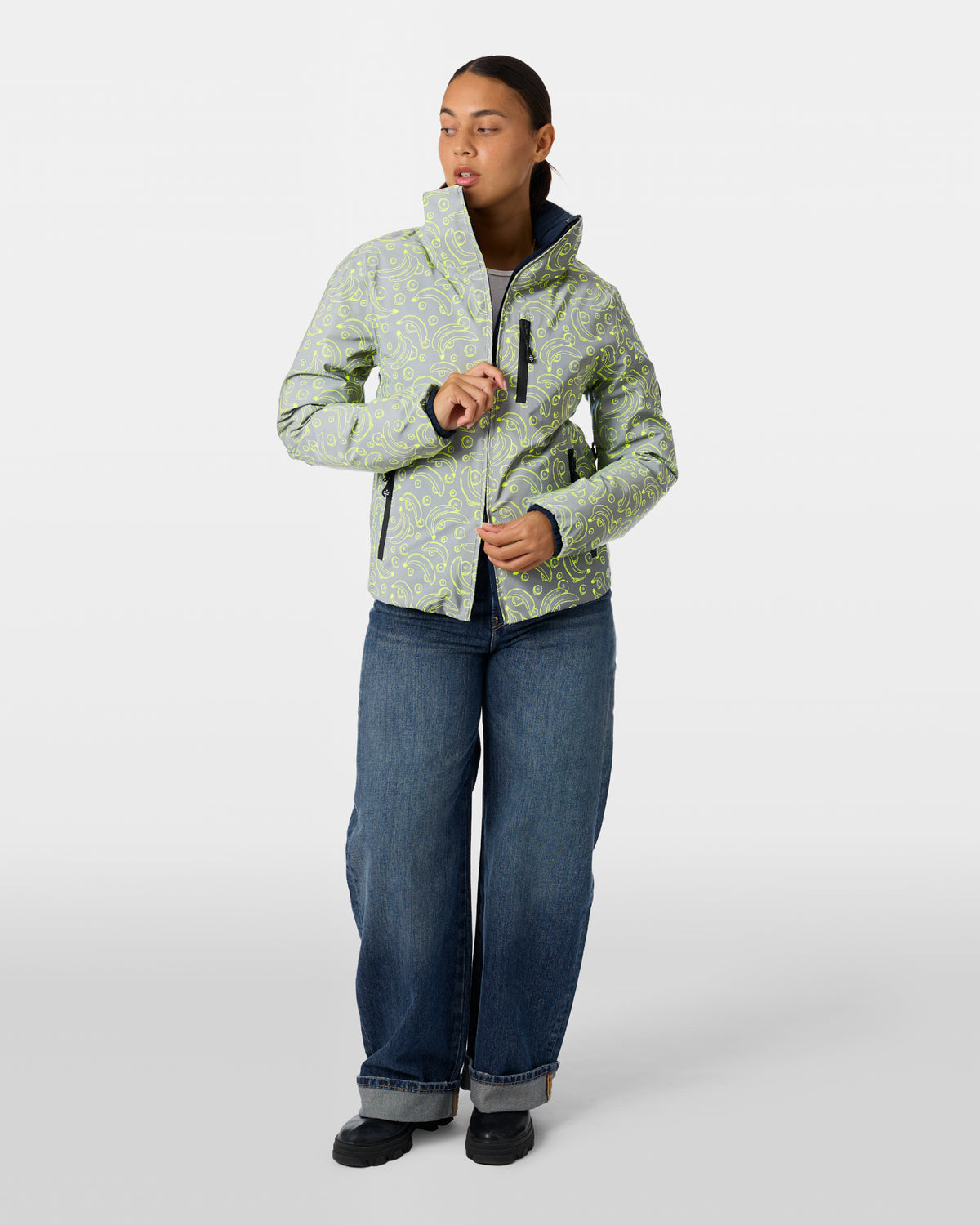 Aura Banana Reversible Puffer Jacket