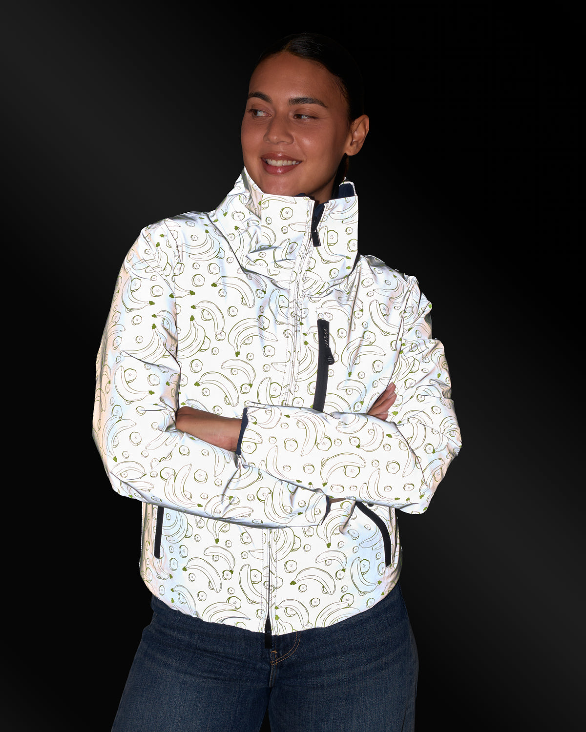 Aura Banana Reversible Puffer Jacket