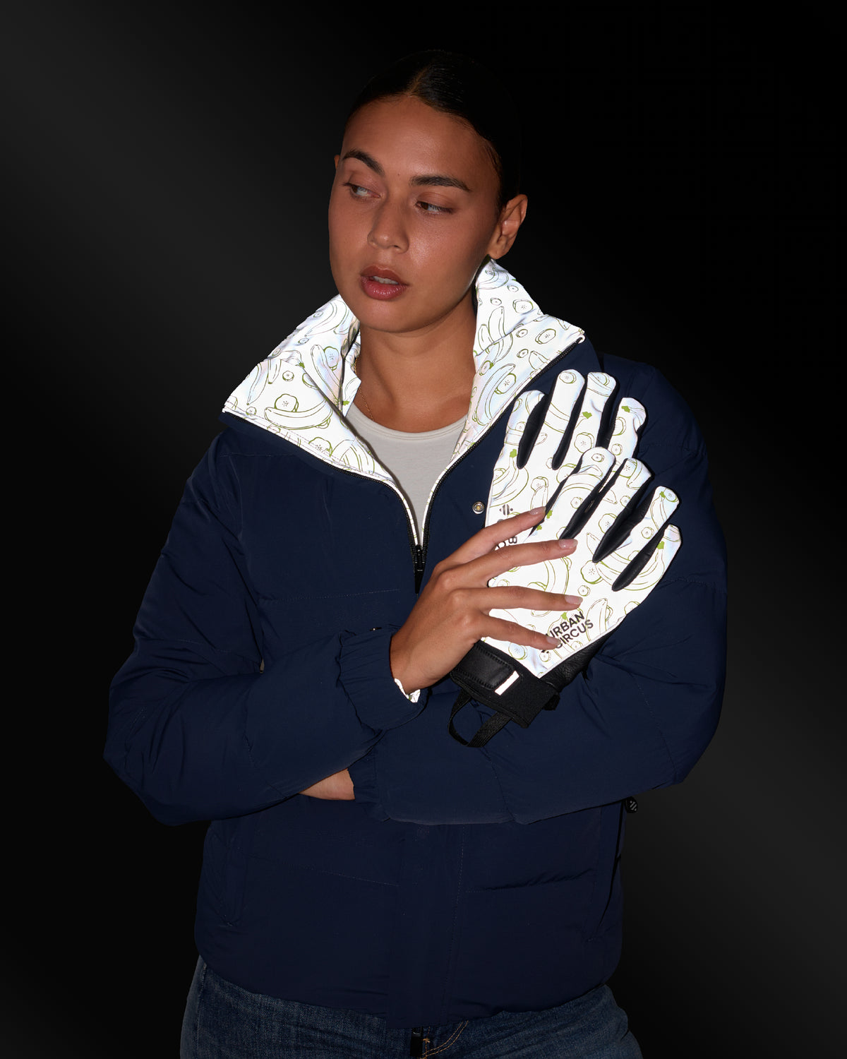 Aura Banana Reversible Puffer Jacket