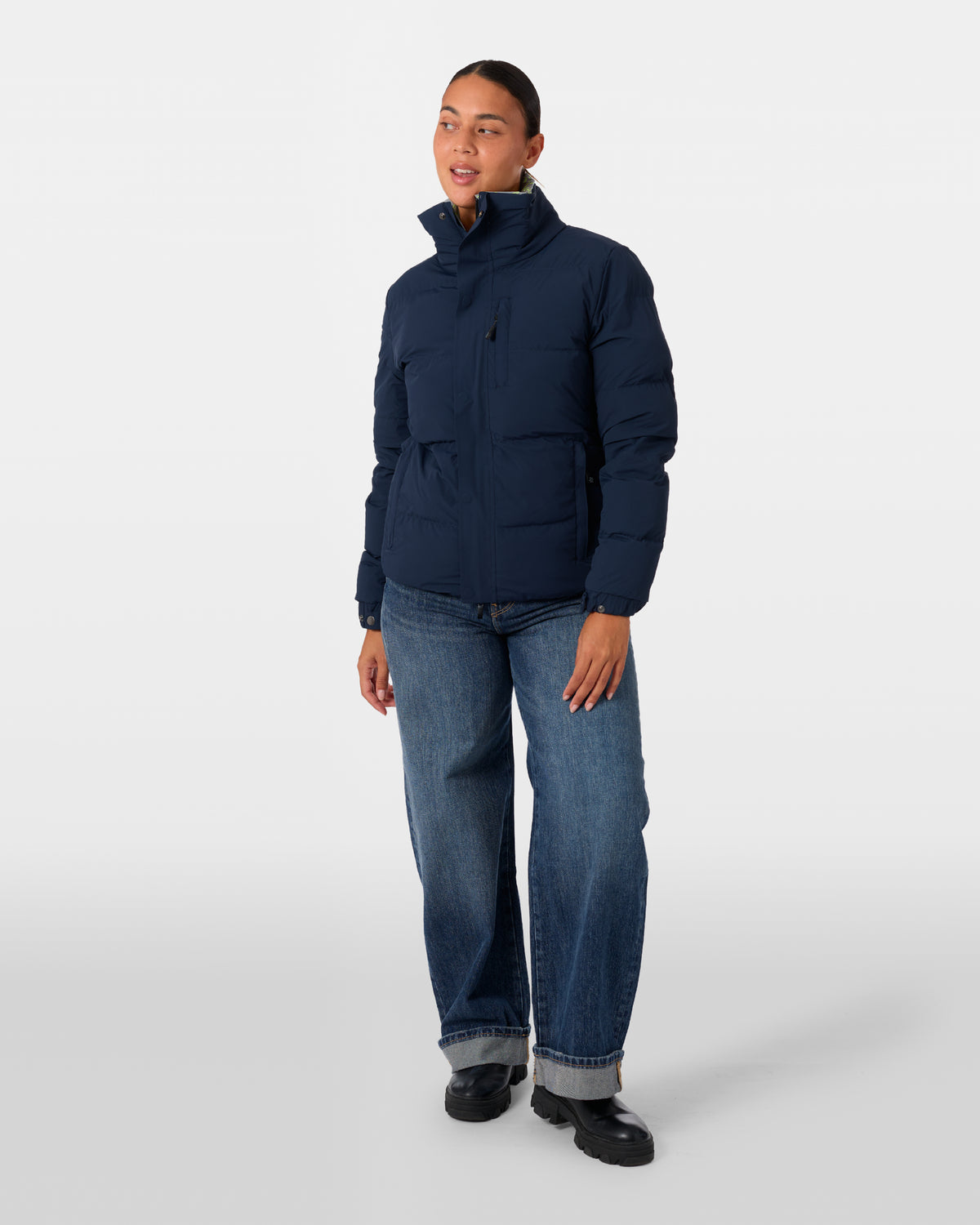 Aura Banana Reversible Puffer Jacket