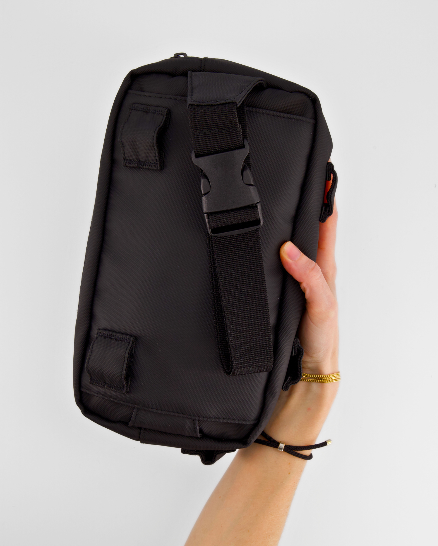 grand sac banane polyvalent sacoche vélo noire