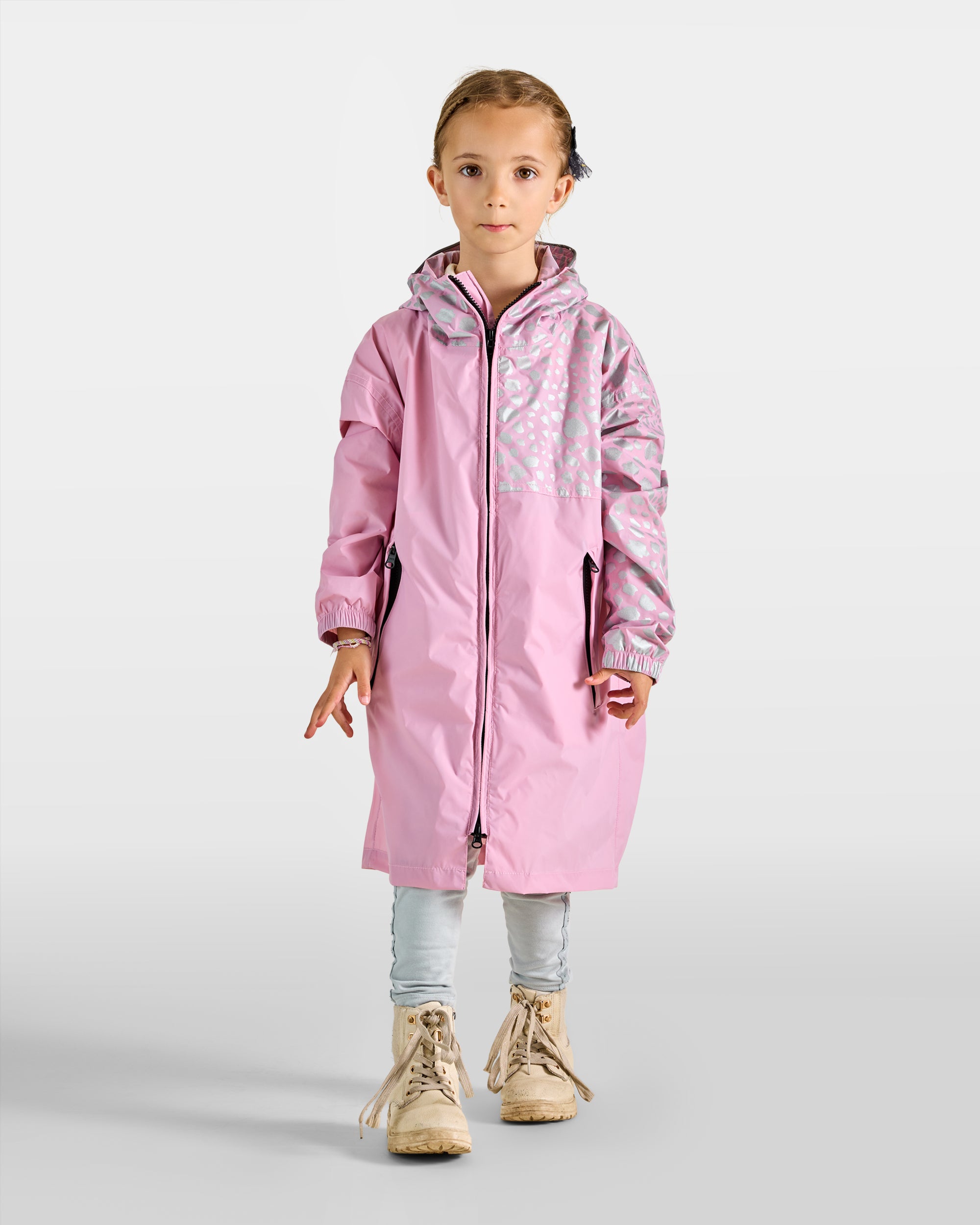 Regenponcho mit Reißverschluss Francigena für Kinder