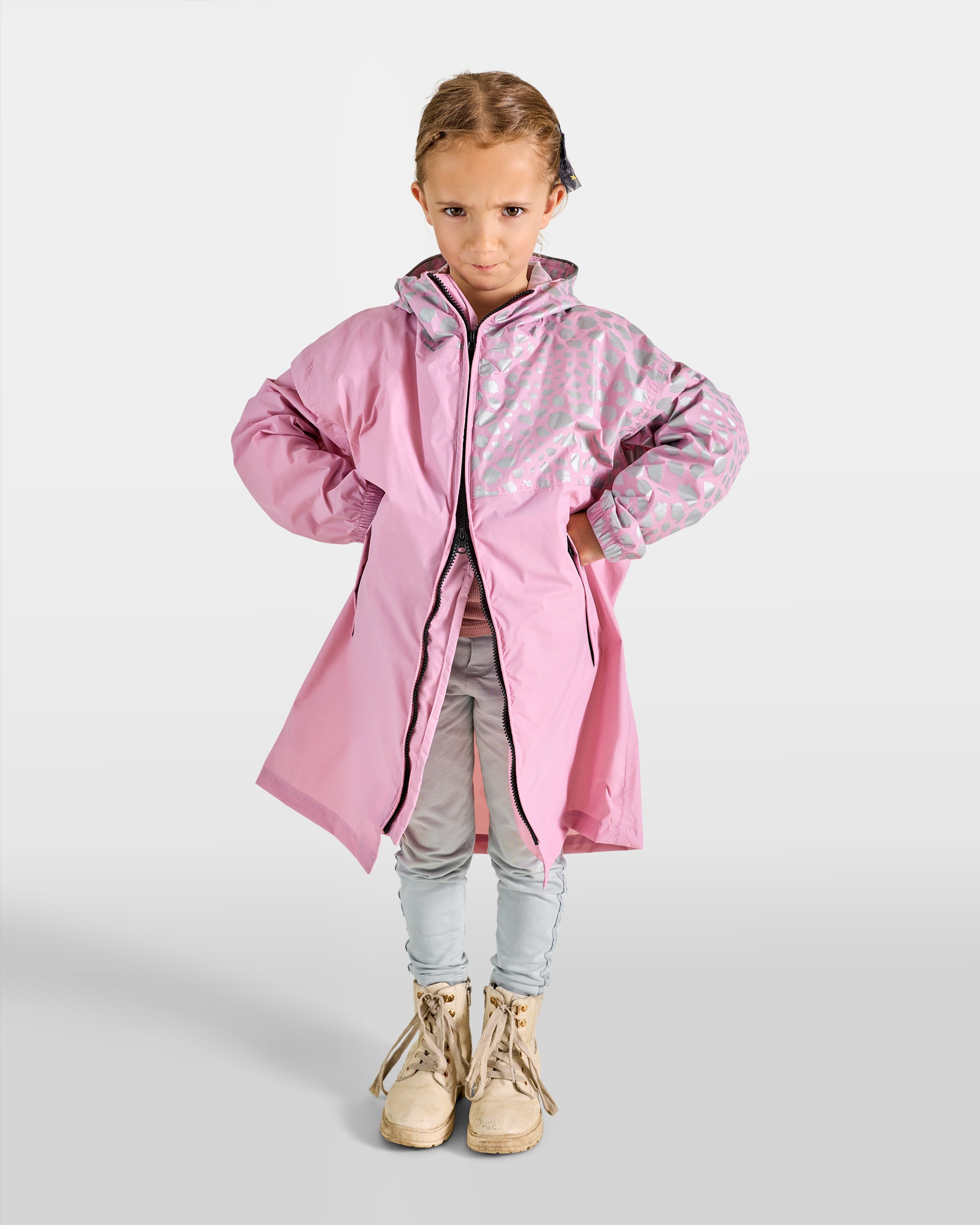Regenponcho mit Reißverschluss Francigena für Kinder