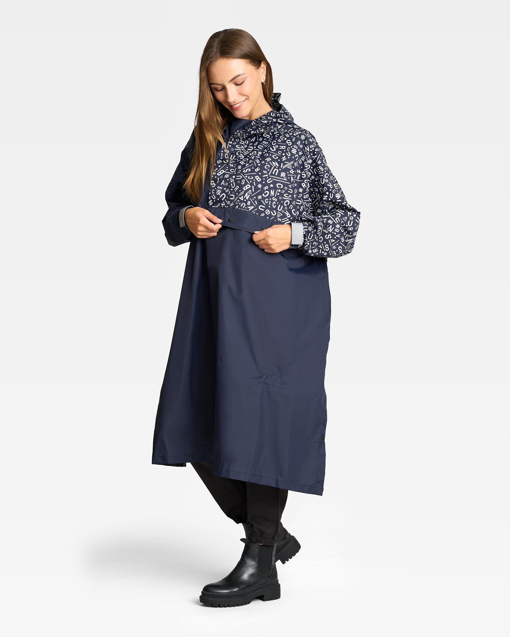 PONCHO DE PLUIE RÉFLÉCHISSANT ROMEA