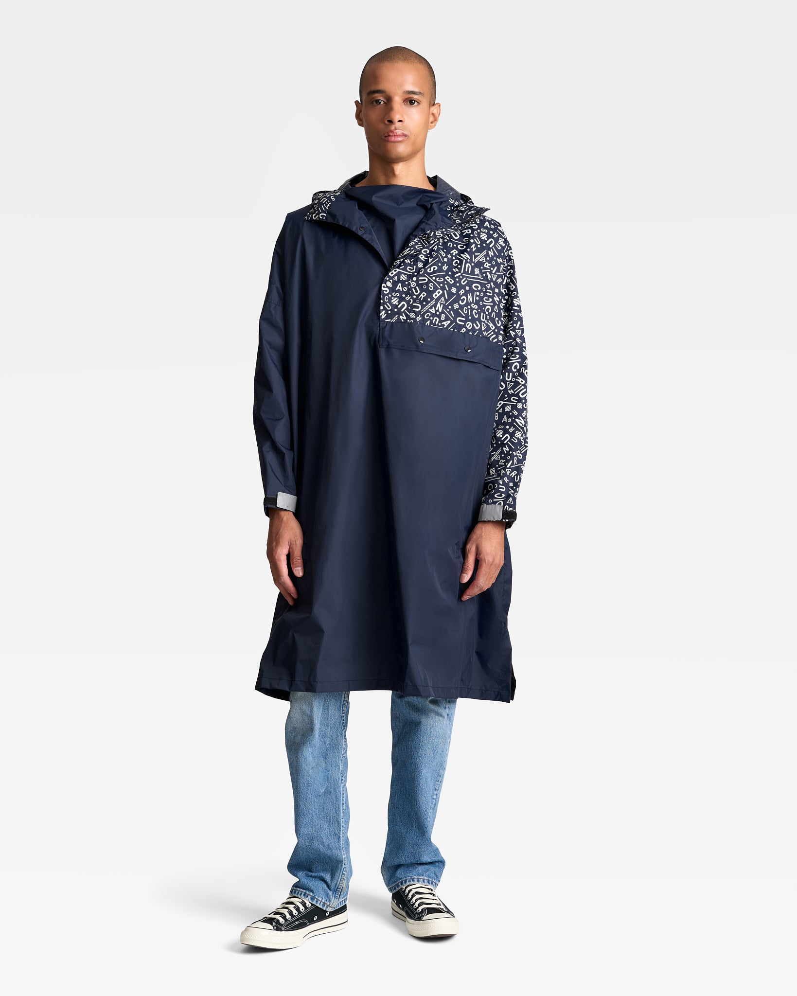 PONCHO DE PLUIE RÉFLÉCHISSANT ROMEA