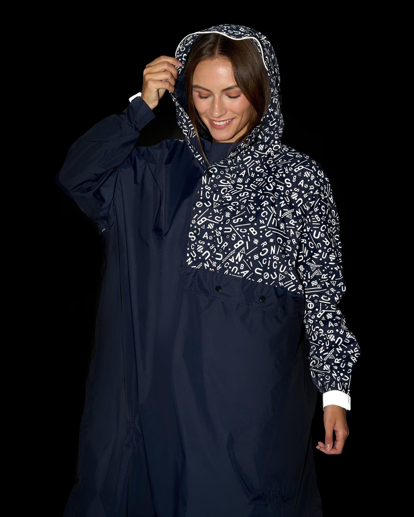 PONCHO DE PLUIE RÉFLÉCHISSANT ROMEA