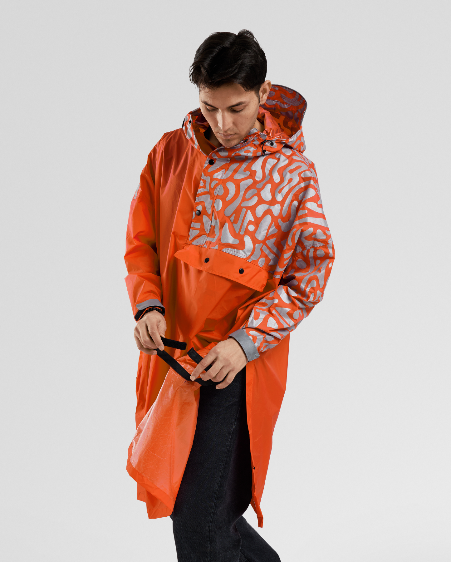 PONCHO DE PLUIE RÉFLÉCHISSANT ROMEA