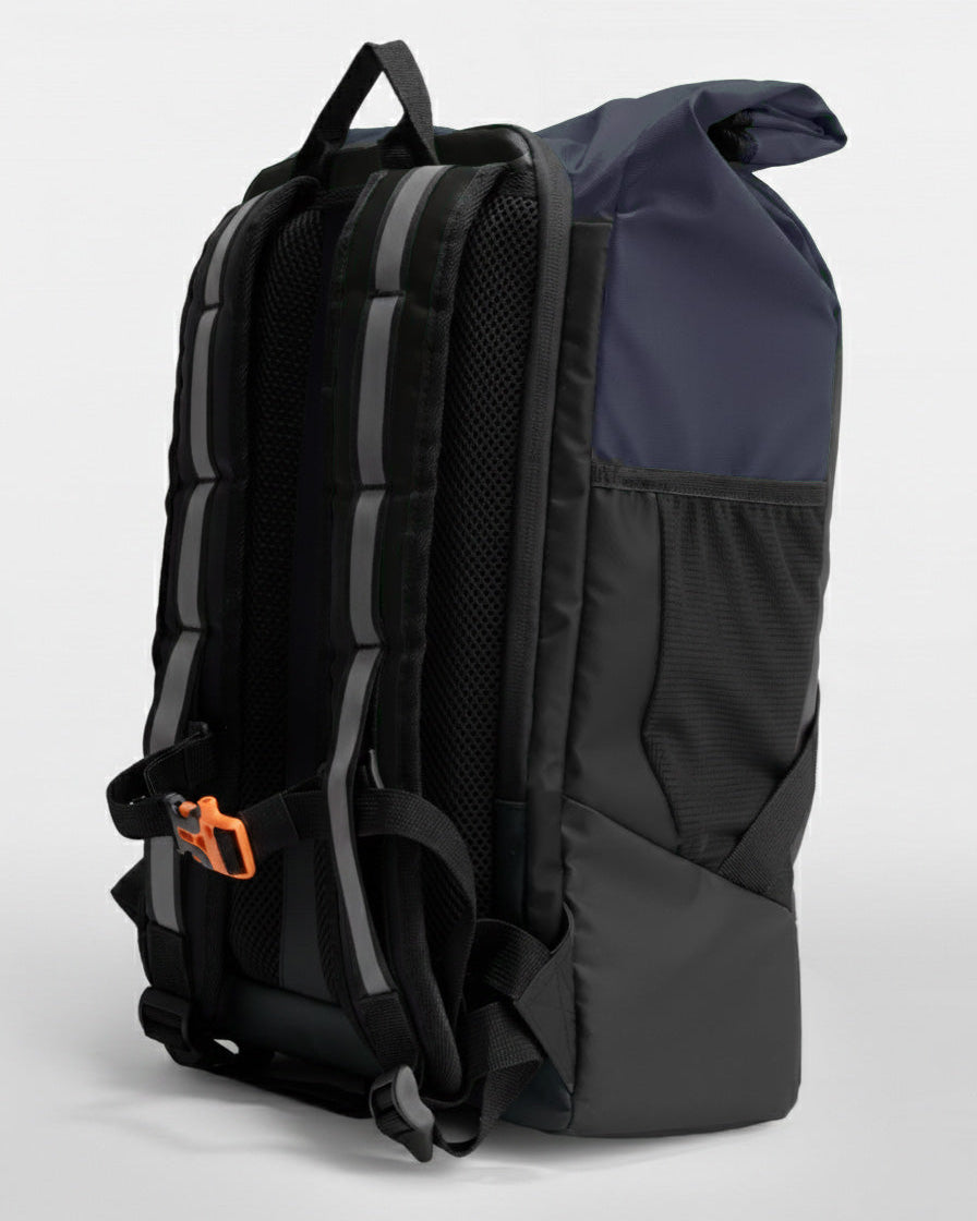 sac à dos vélo ville bleu marine noir poche filet