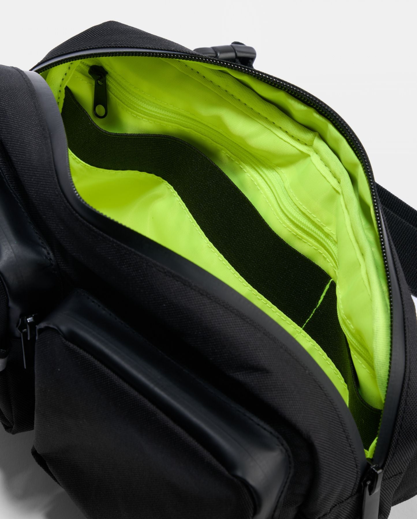 sacoche sac banane multi poches intérieur fluo