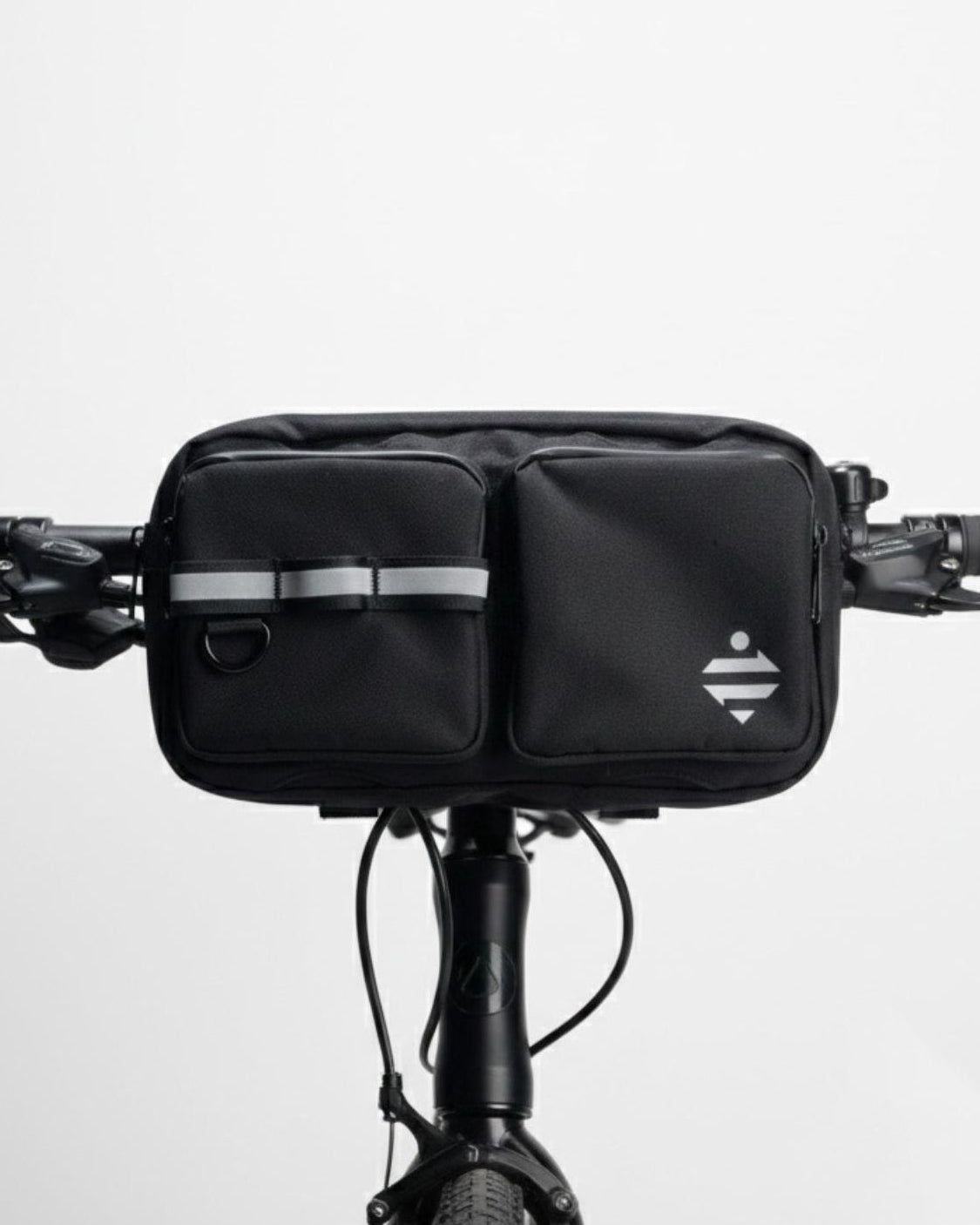 sacoche guidon vélo sac banane réfléchissant imperméable noir