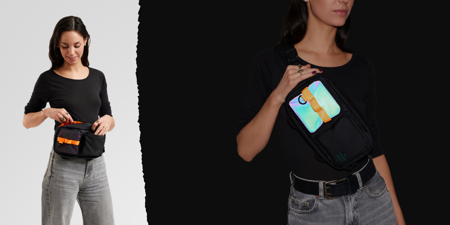 grande banane polyvalente sacoche vélo réfléchissante et imperméable pour bikepacking