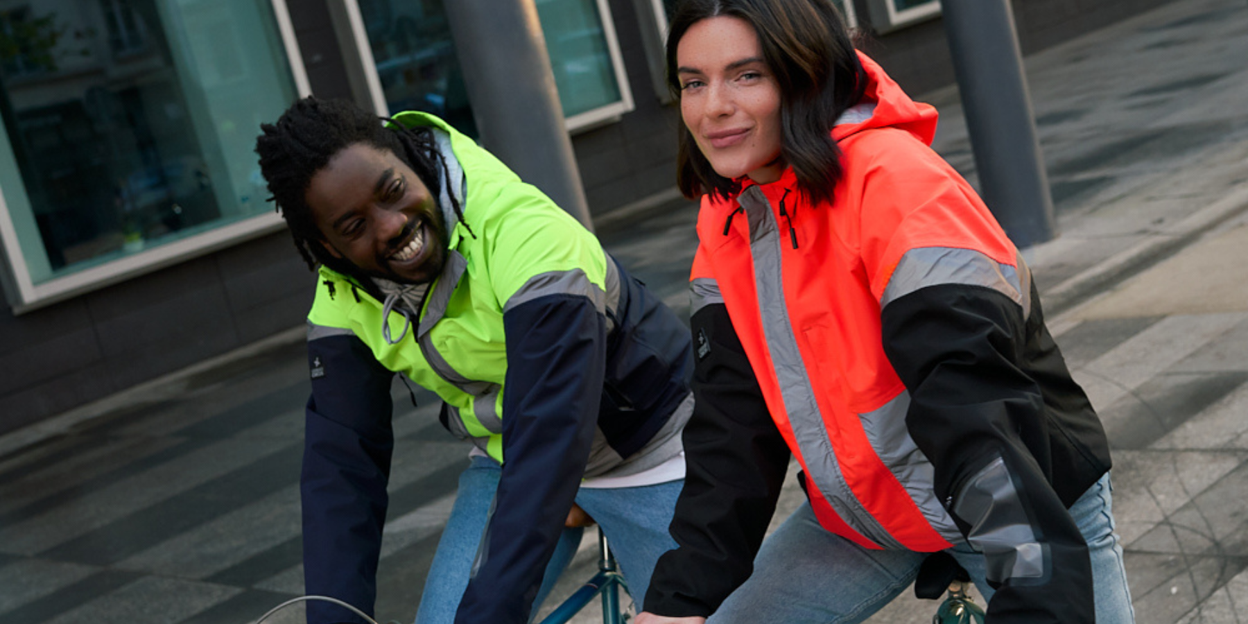 anorak vélo haute visibilité respirant