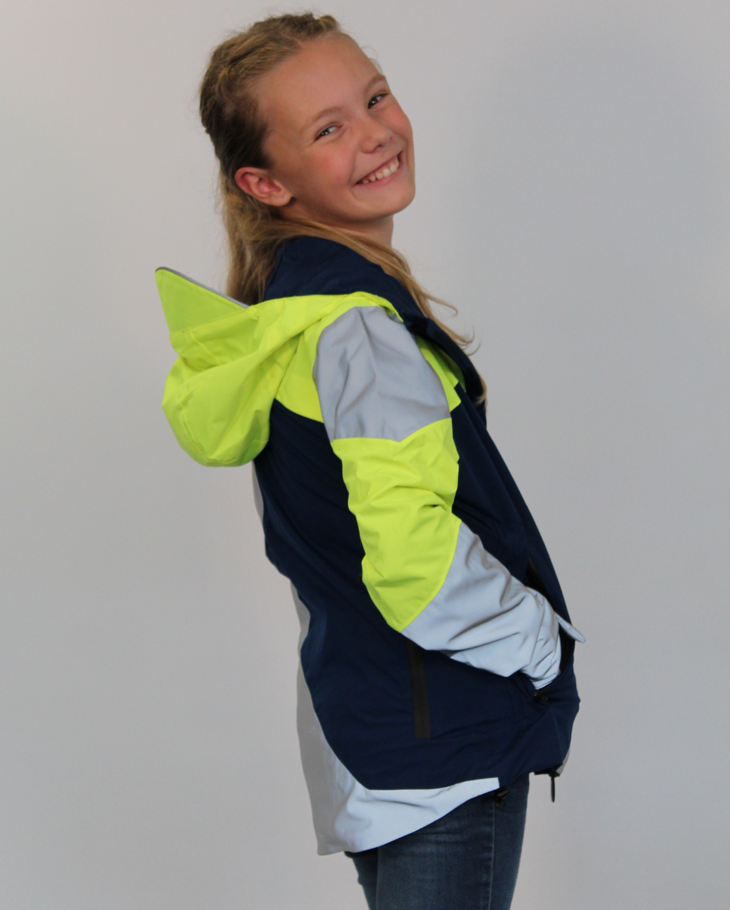 manteau vélo enfant haute visibilité