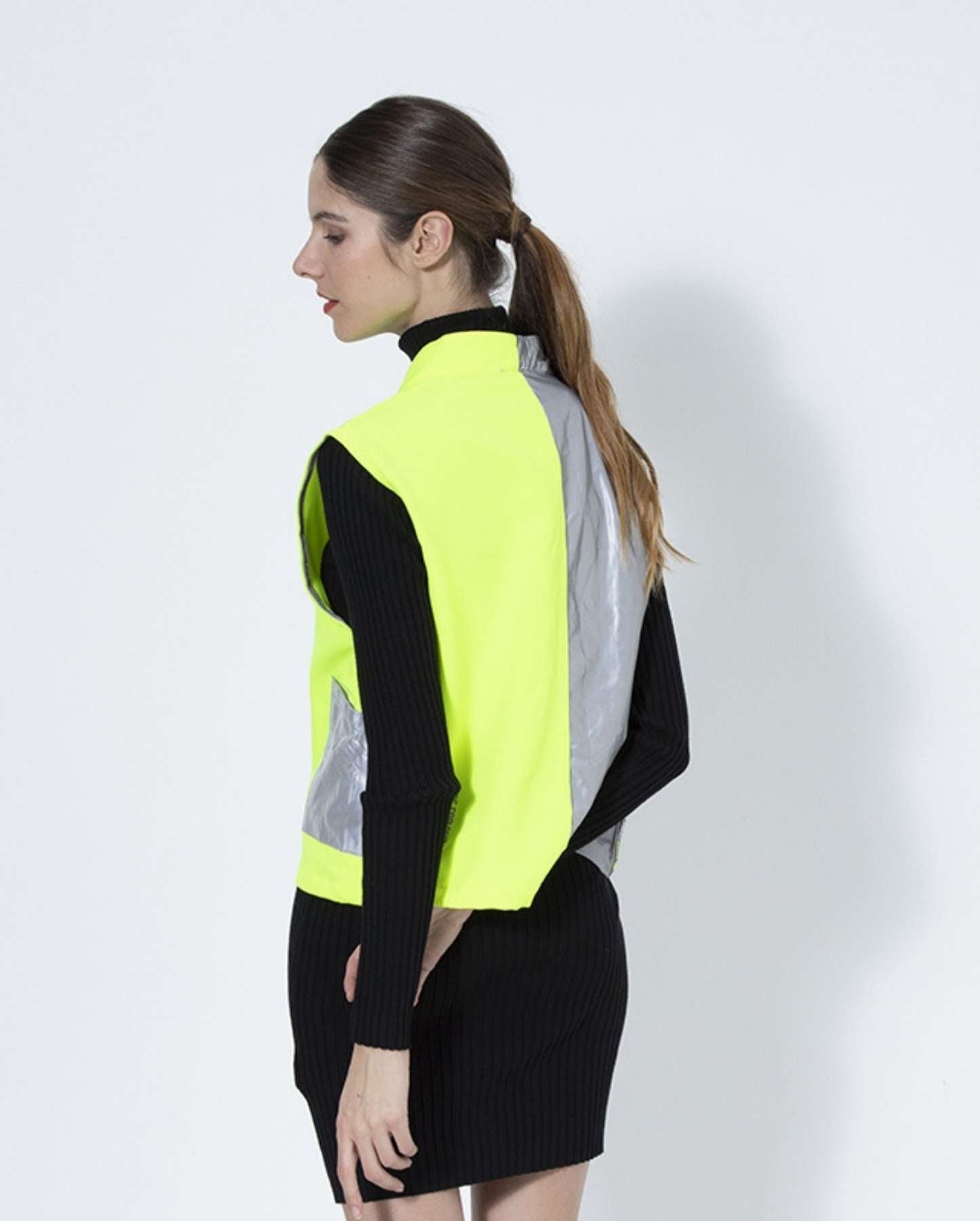 GILET HAUTE VISIBILITÉ CROP TOP