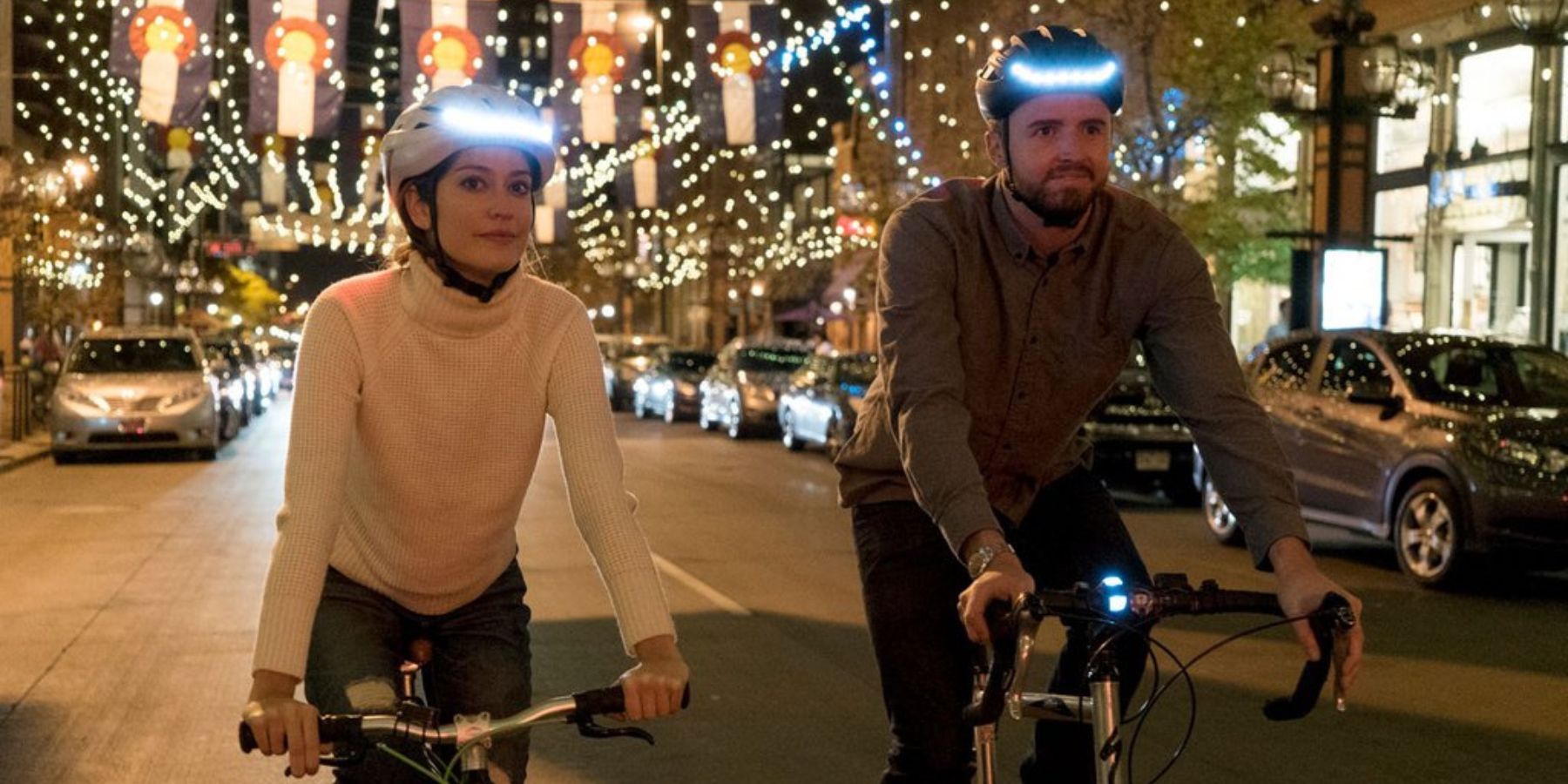 casque lumos lumineux homme femme vélo ville