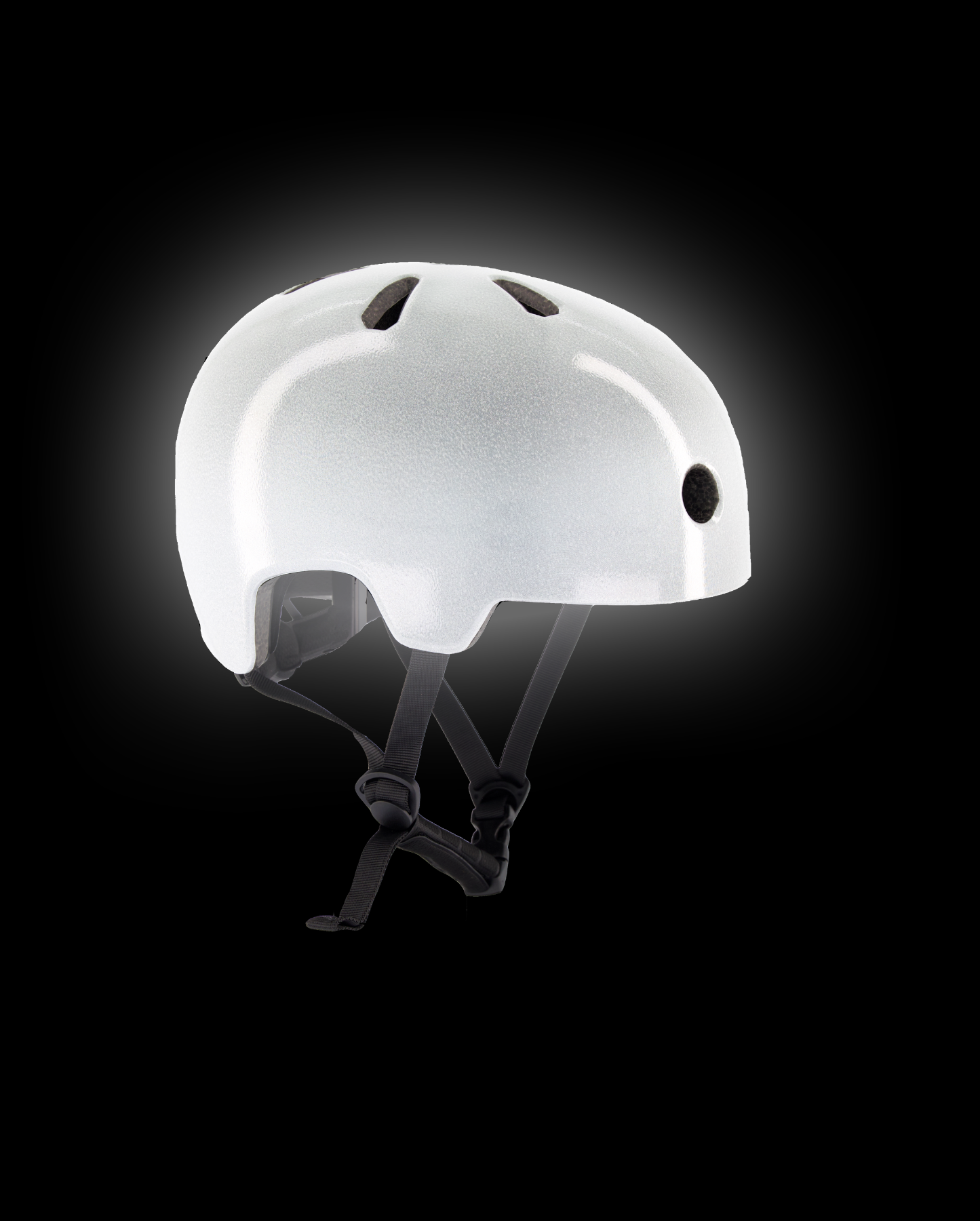 casque réfléchissant blanc urban circus