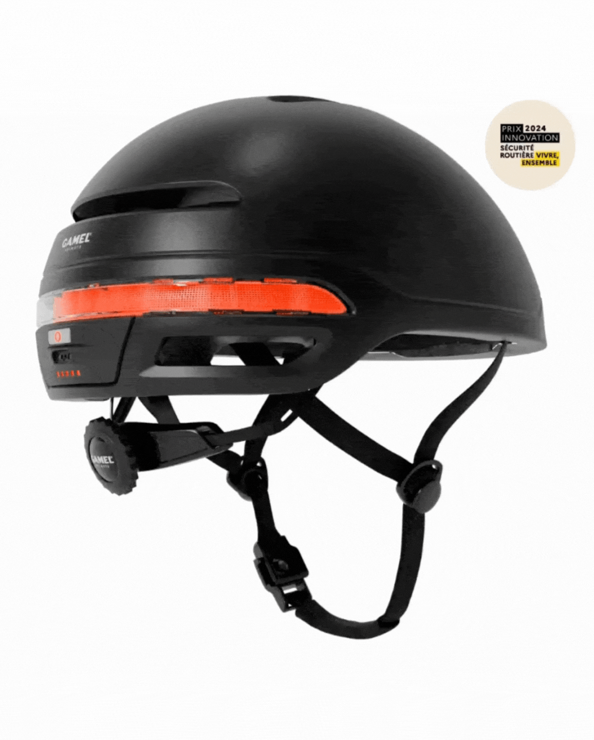 GAMEL, DAS BEMERKENSWERTE LEUCHTENDE SMART-HELM
