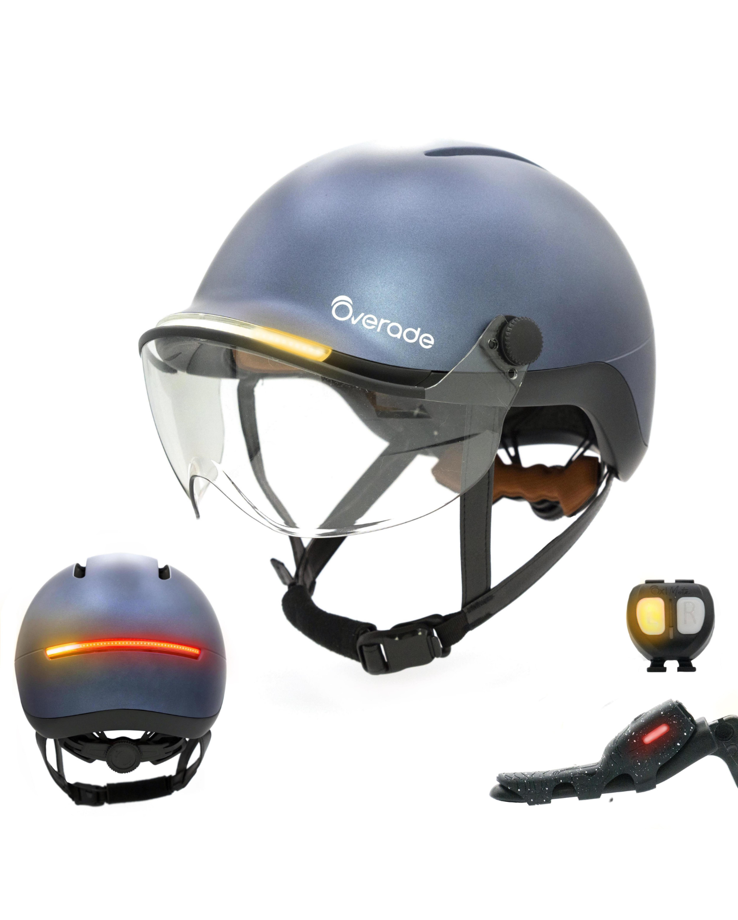 OVERADE LIFE LIGHT-UP BIKE HELMET