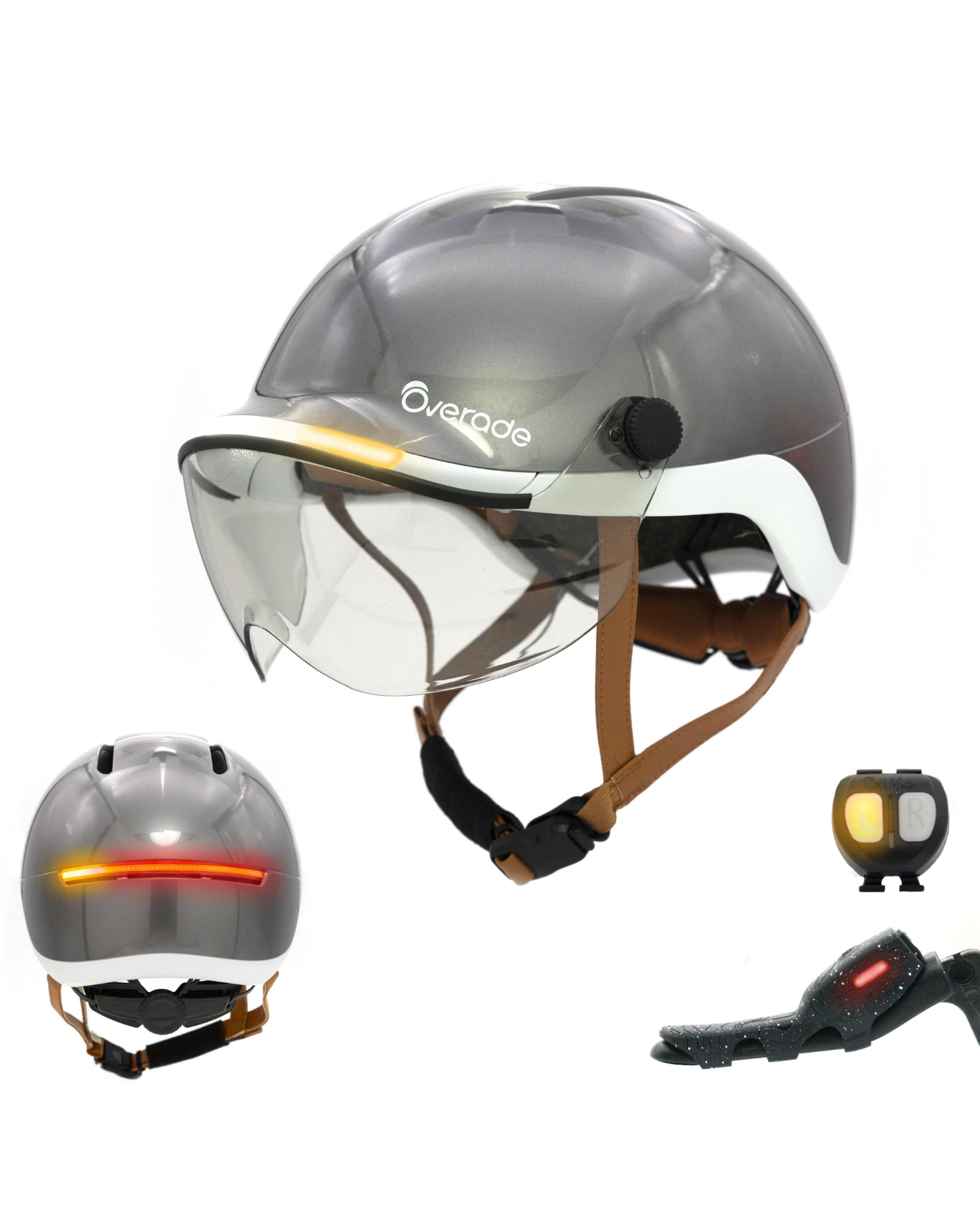 OVERADE LIFE LIGHT-UP BIKE HELMET