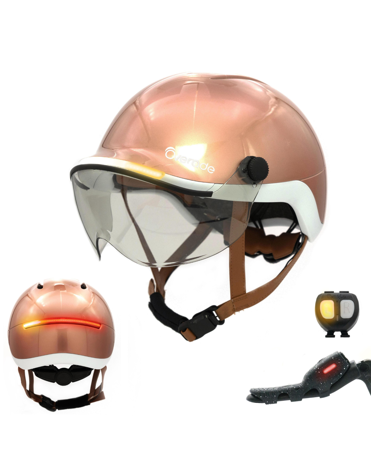 OVERADE LIFE LIGHT-UP BIKE HELMET