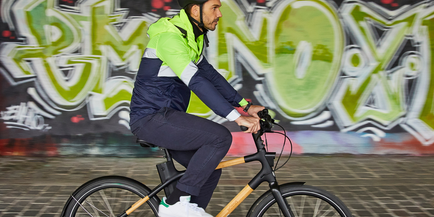 coupe vent léger haute visibilité vélotaf