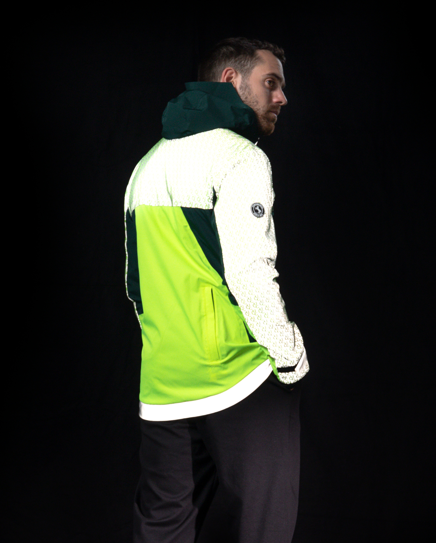Veste Cycliste Homme Imperméable Et Respirante - Manches Amovibles, Bandes Réfléchissantes | Pour Vélo, Course à Pied, Randonnée (Taille L - Vert)