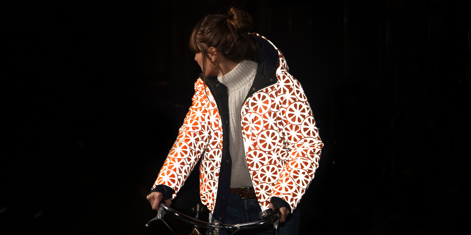 Reflektierende wasserdichte und wendbare Steppjacke Fahrradmantel