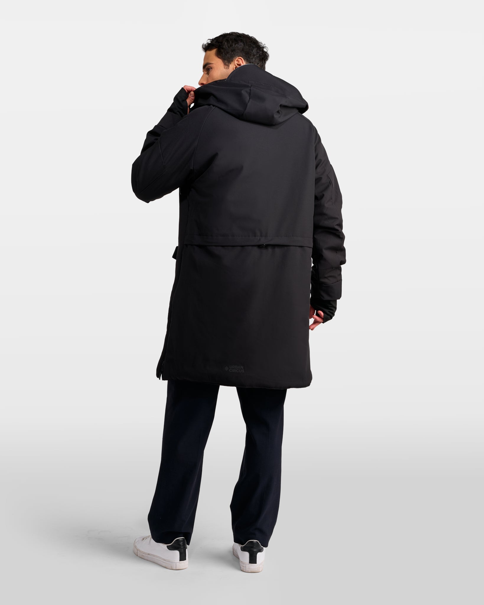 parka chaude fluvia noire réversible homme