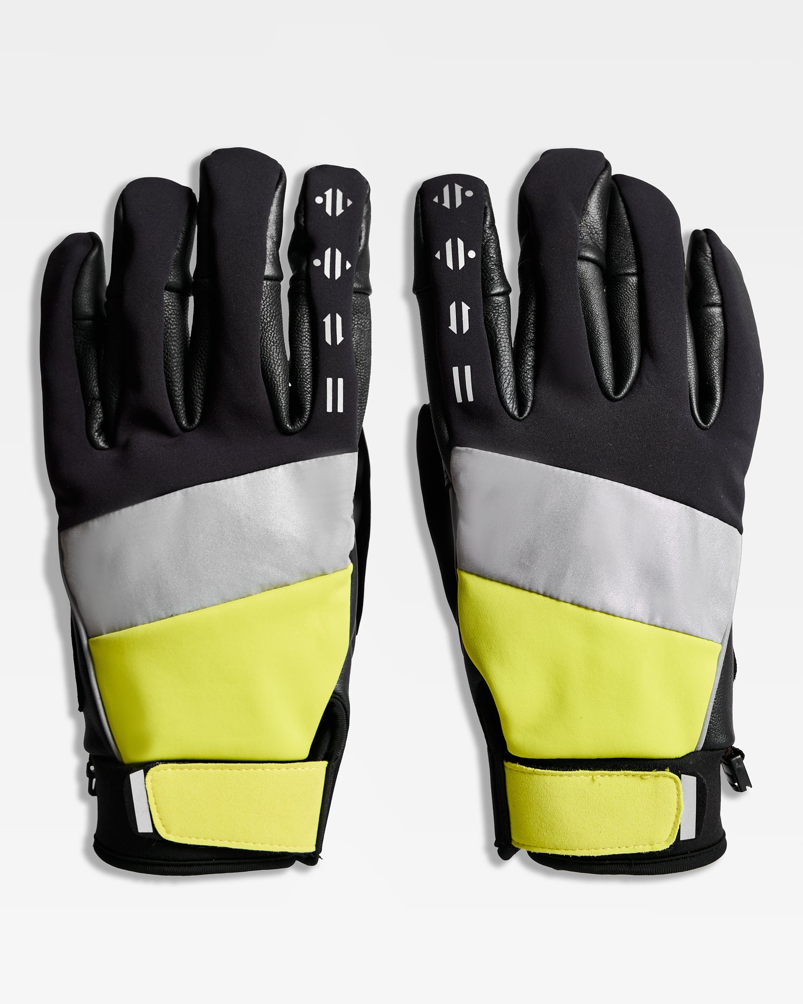 GANTS VÉLO D'HIVER RÉFLÉCHISSANTS