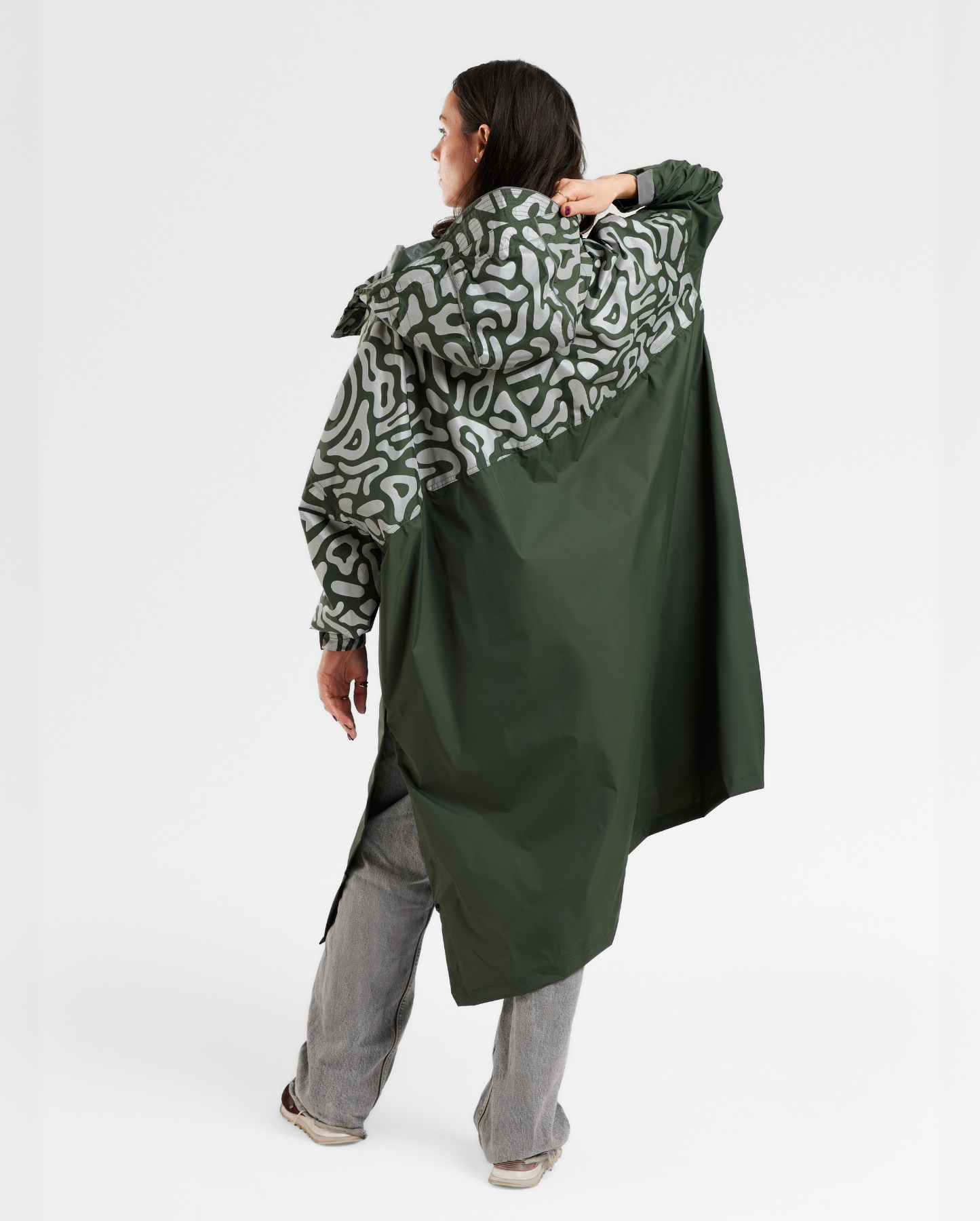 PONCHO DE PLUIE RÉFLÉCHISSANT ROMEA