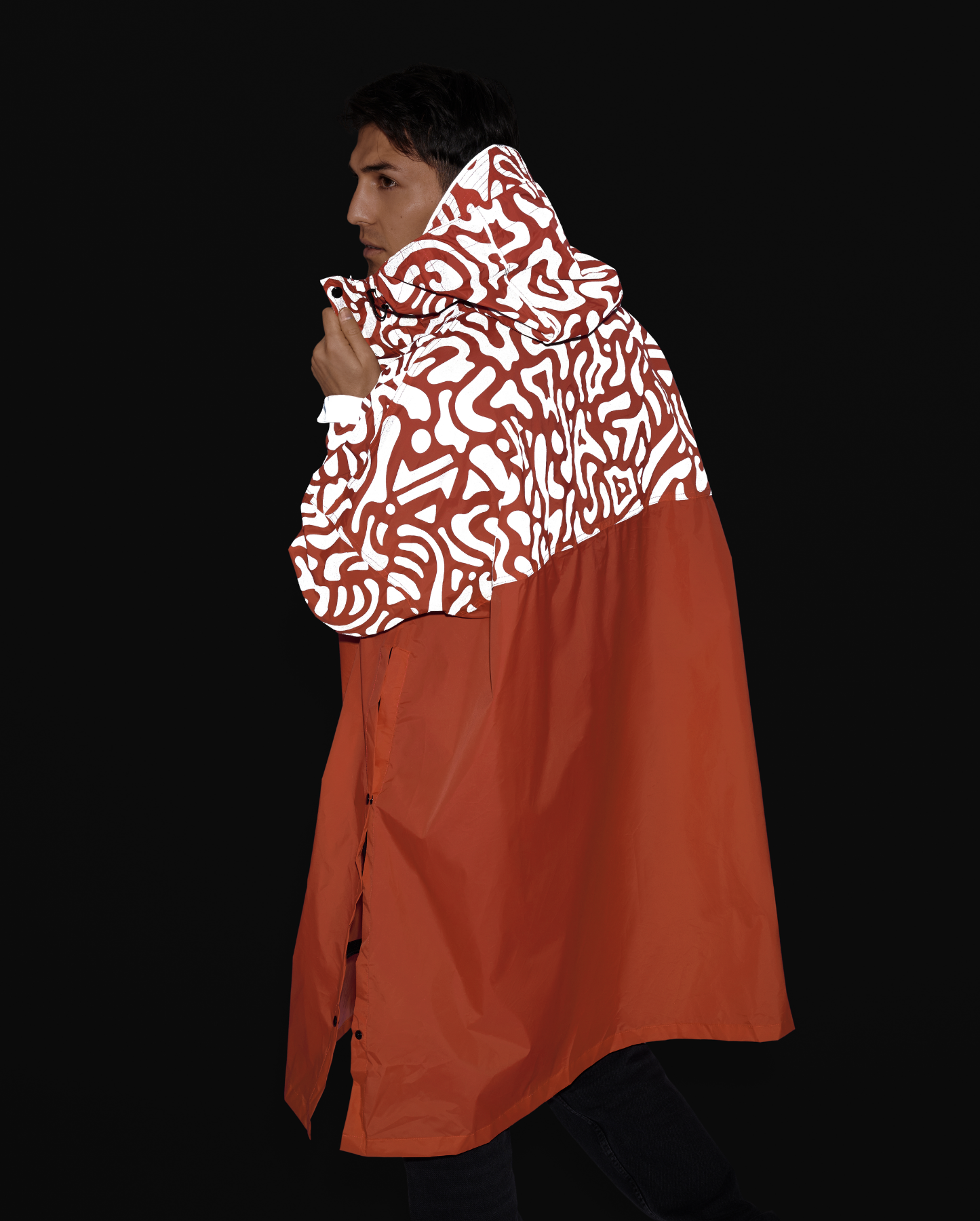 PONCHO DE PLUIE RÉFLÉCHISSANT ROMEA
