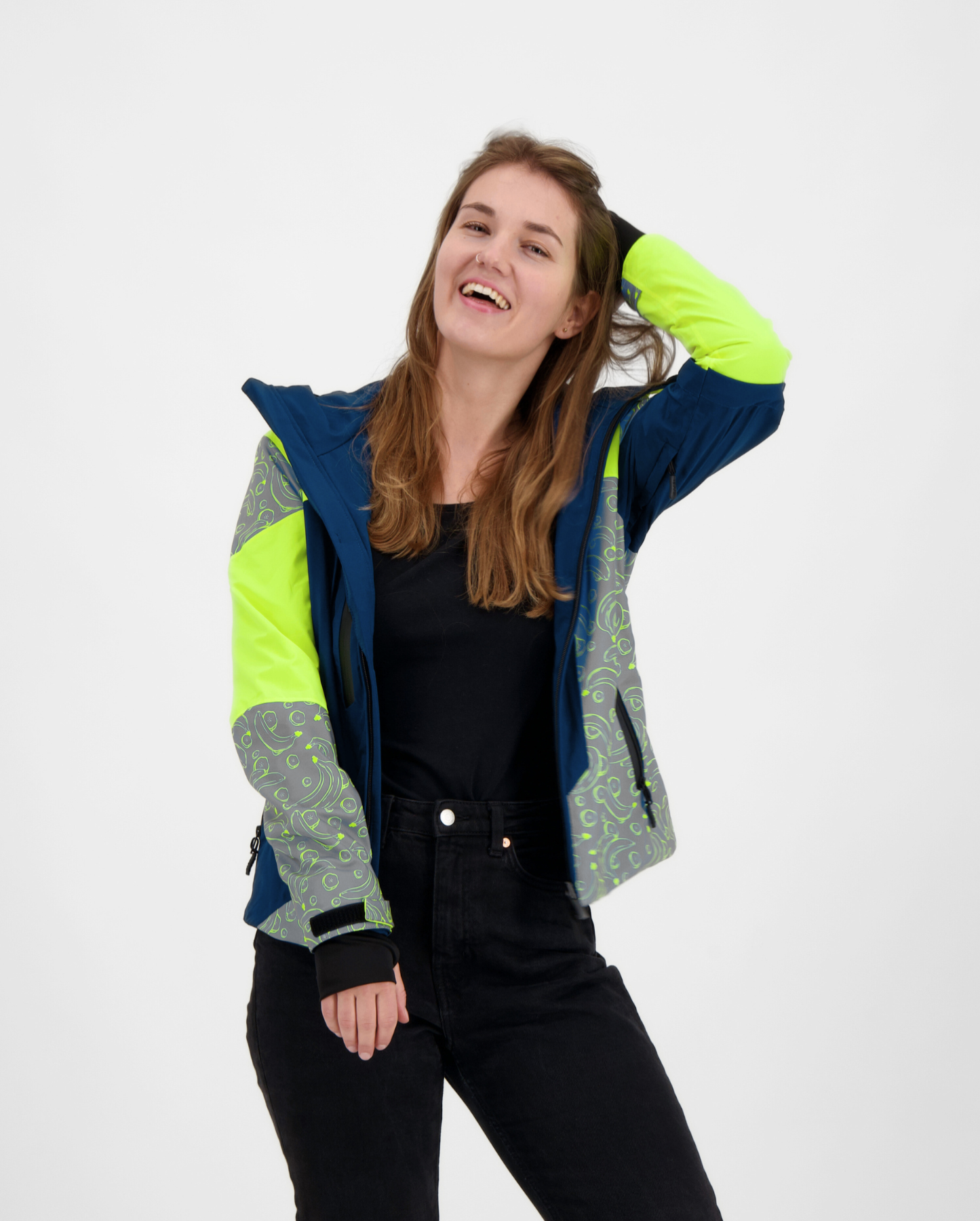 VESTE RÉFLÉCHISSANTE & RÉVERSIBLE REPOP MOTIF