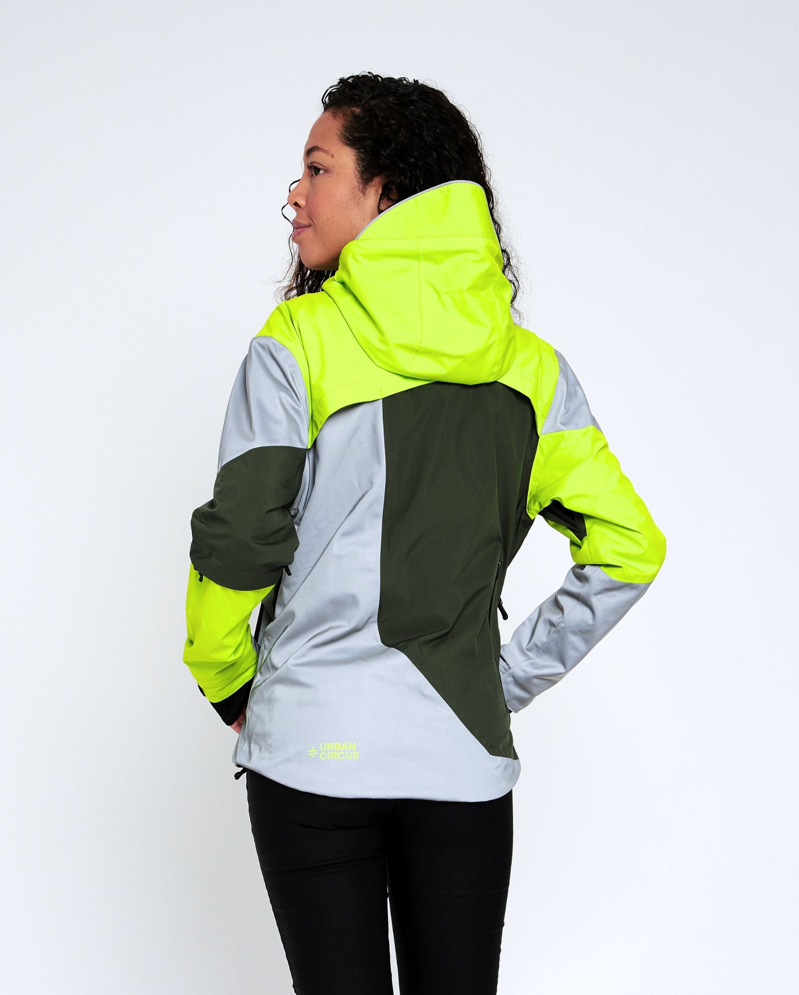 Veste pour velo impermeable reflechissante et reversible REPOP