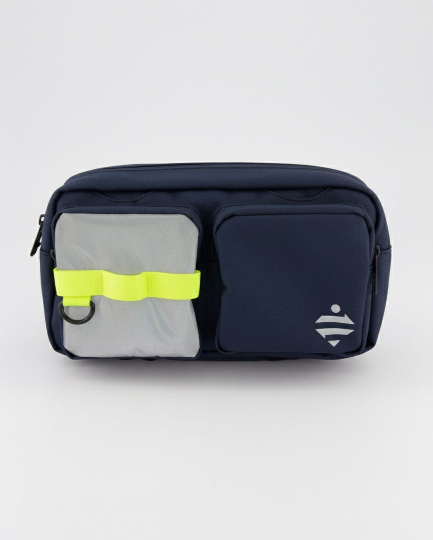 sacoche vélo sac banane polyvalent imperméable réfléchissant bleu marine