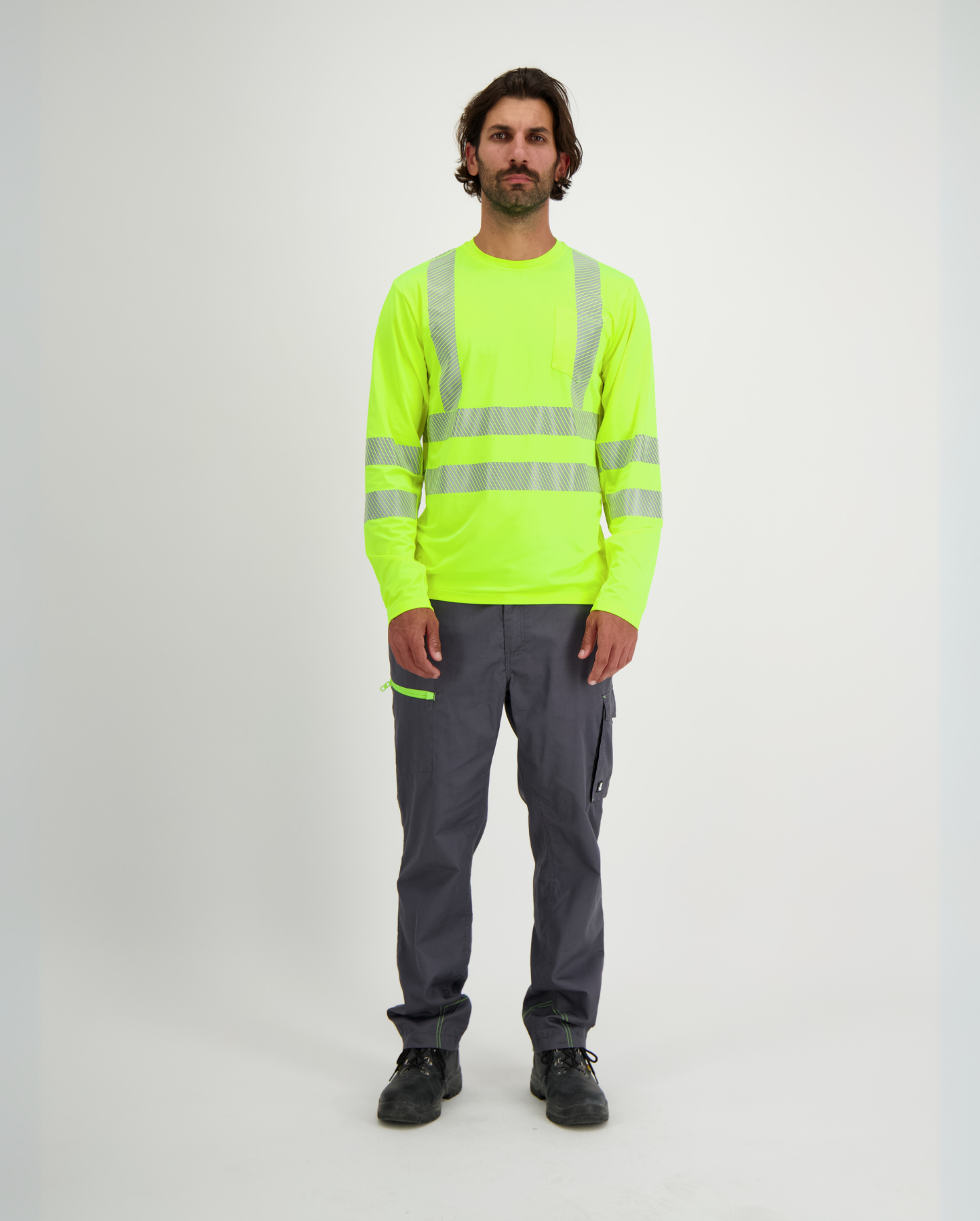 TSHIRT MANCHES LONGUES RESPIRANT HAUTE-VISIBILITÉ EN ISO 20471