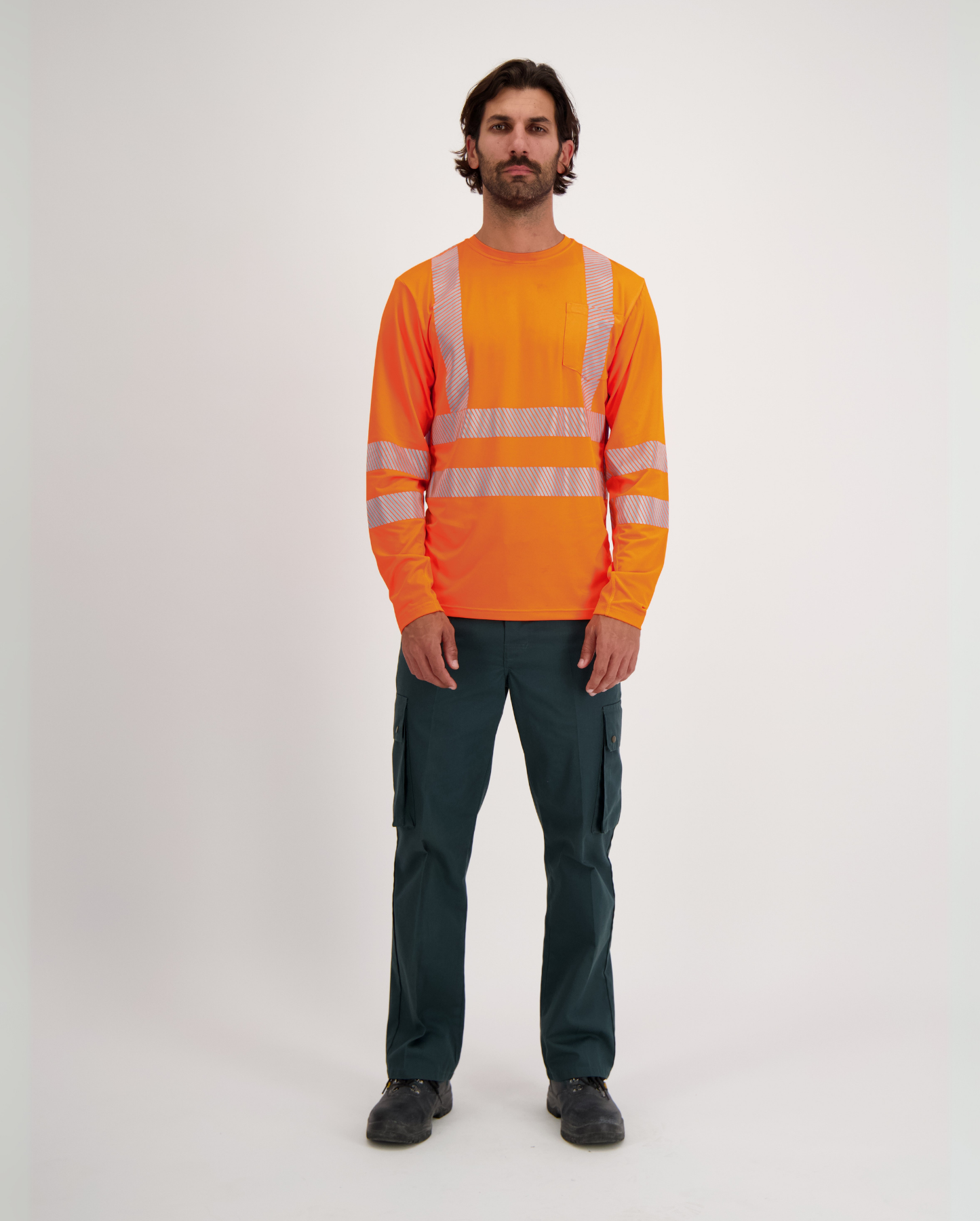 TSHIRT MANCHES LONGUES RESPIRANT HAUTE-VISIBILITÉ EN ISO 20471
