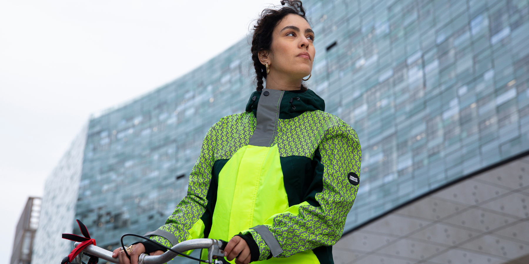 veste jaune fluo vélotaf femme