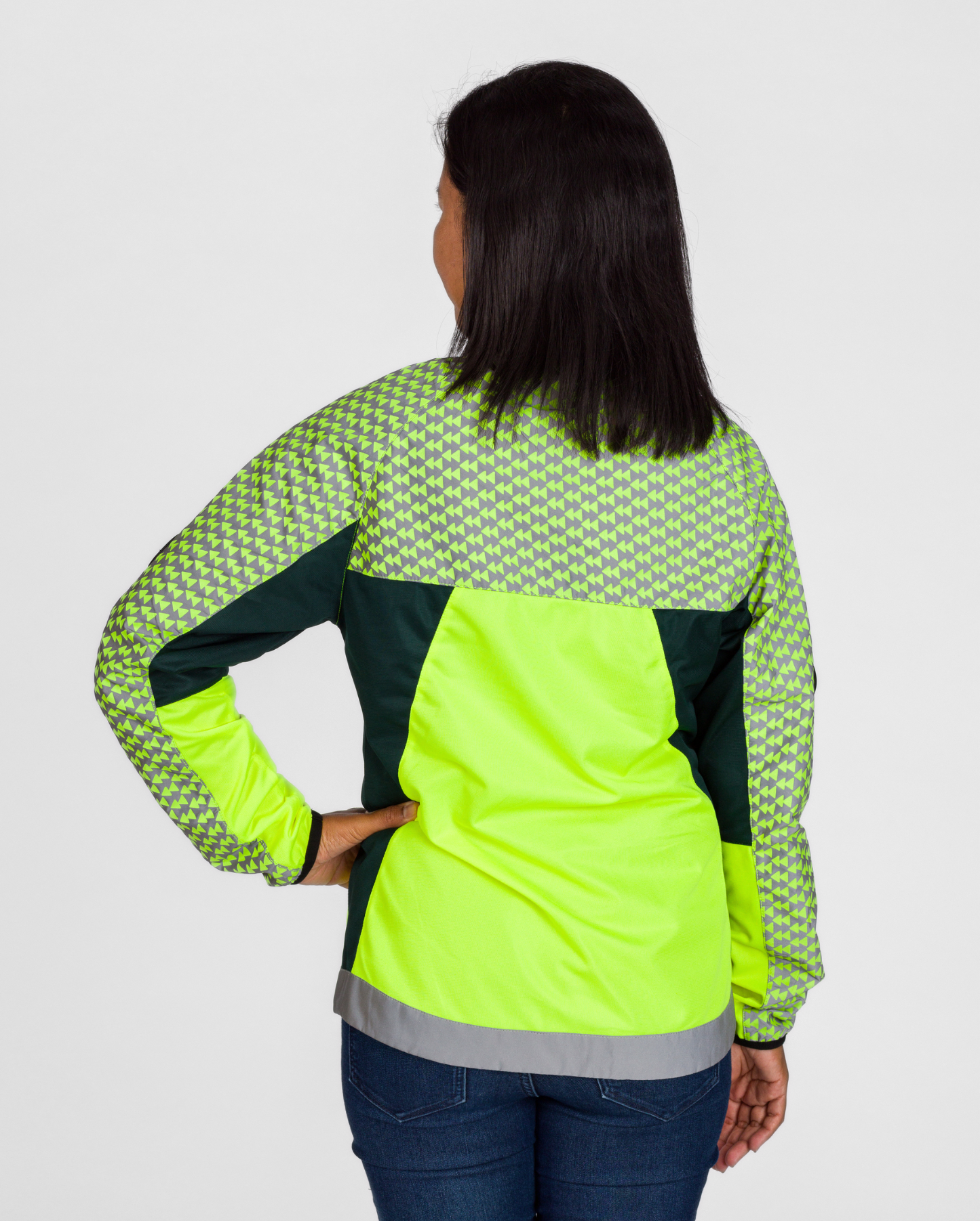 veste vélo respirante légère jaune fluo