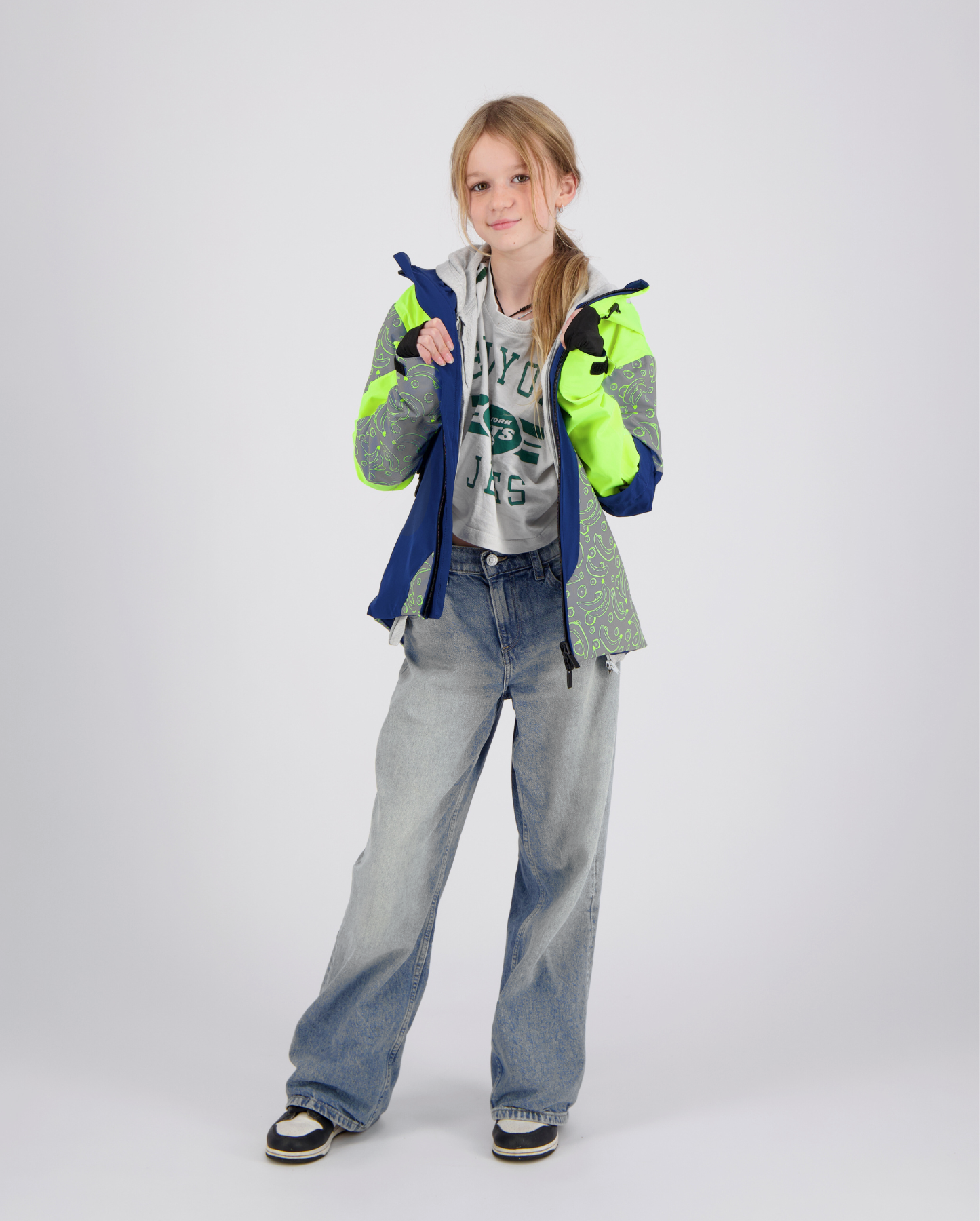 KINDER-REPOP-REFLEKTIERENDE UND WENDBARE JACKE