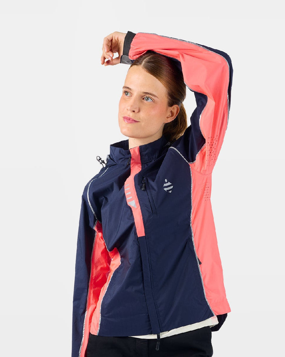veste ultra légère respirante et imperméable avec aérations aisselles femme